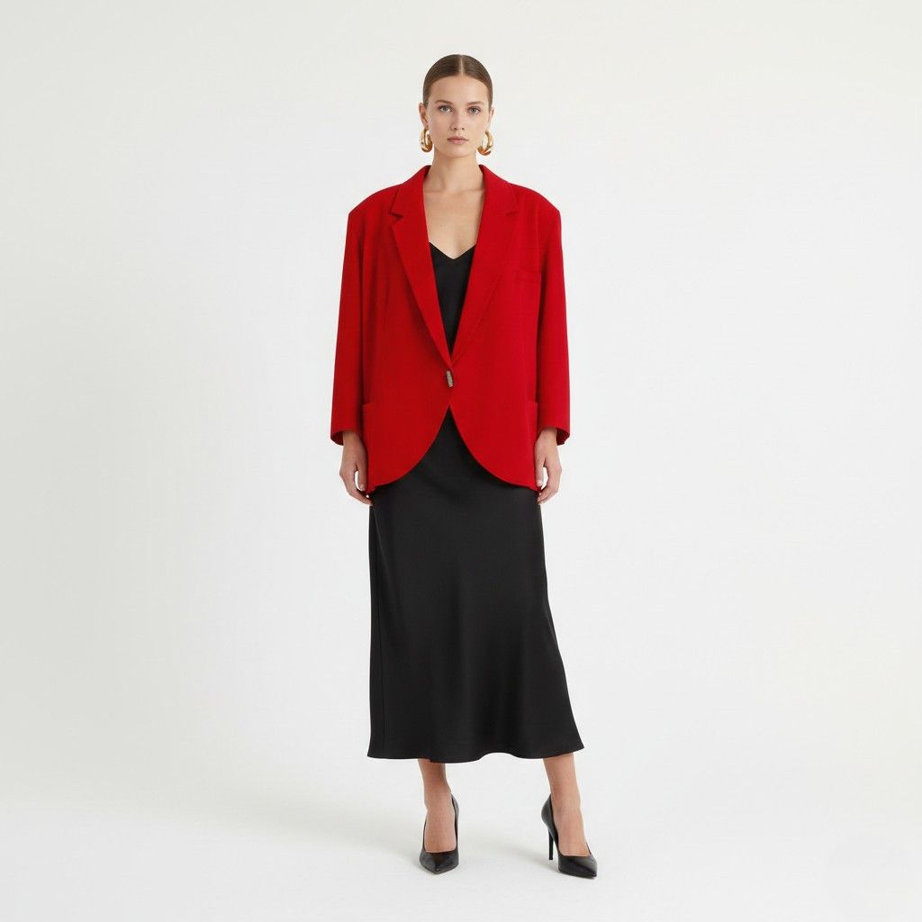 Versace Gianni Versace Women 46 Blazer Vintage 80s 5437 Size L / US 10 / IT 46 - 1 Thumbnail