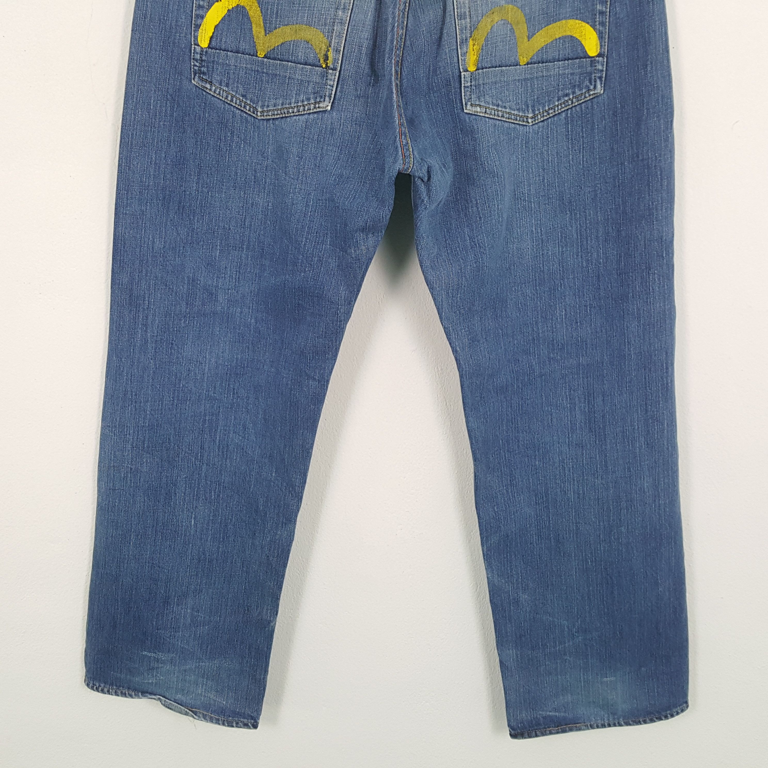 Evisu × Japanese Brand × Vintage Vintage EVISU Japanese Brand Daicock Custom Design Jeans Size US 36 / EU 52 - 6 Thumbnail