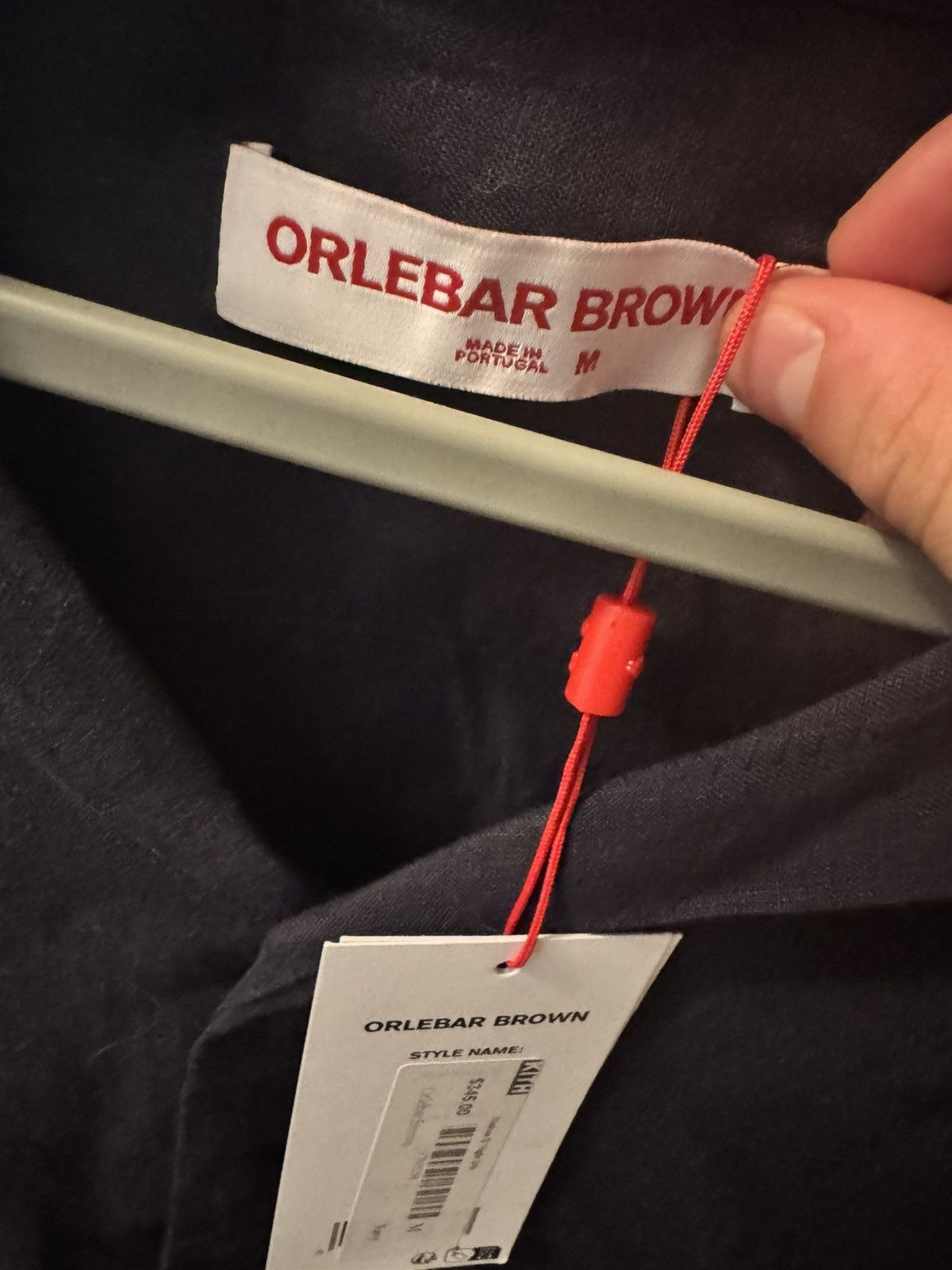 Orlebar Brown Kith x Orlebar Brown Maitan II Linen Shirt - Night Iris Size US M / EU 48-50 / 2 - 4 Thumbnail