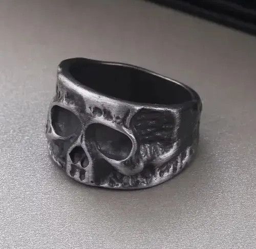 Yordy Skull Face Ring Size ONE SIZE - 4 Thumbnail