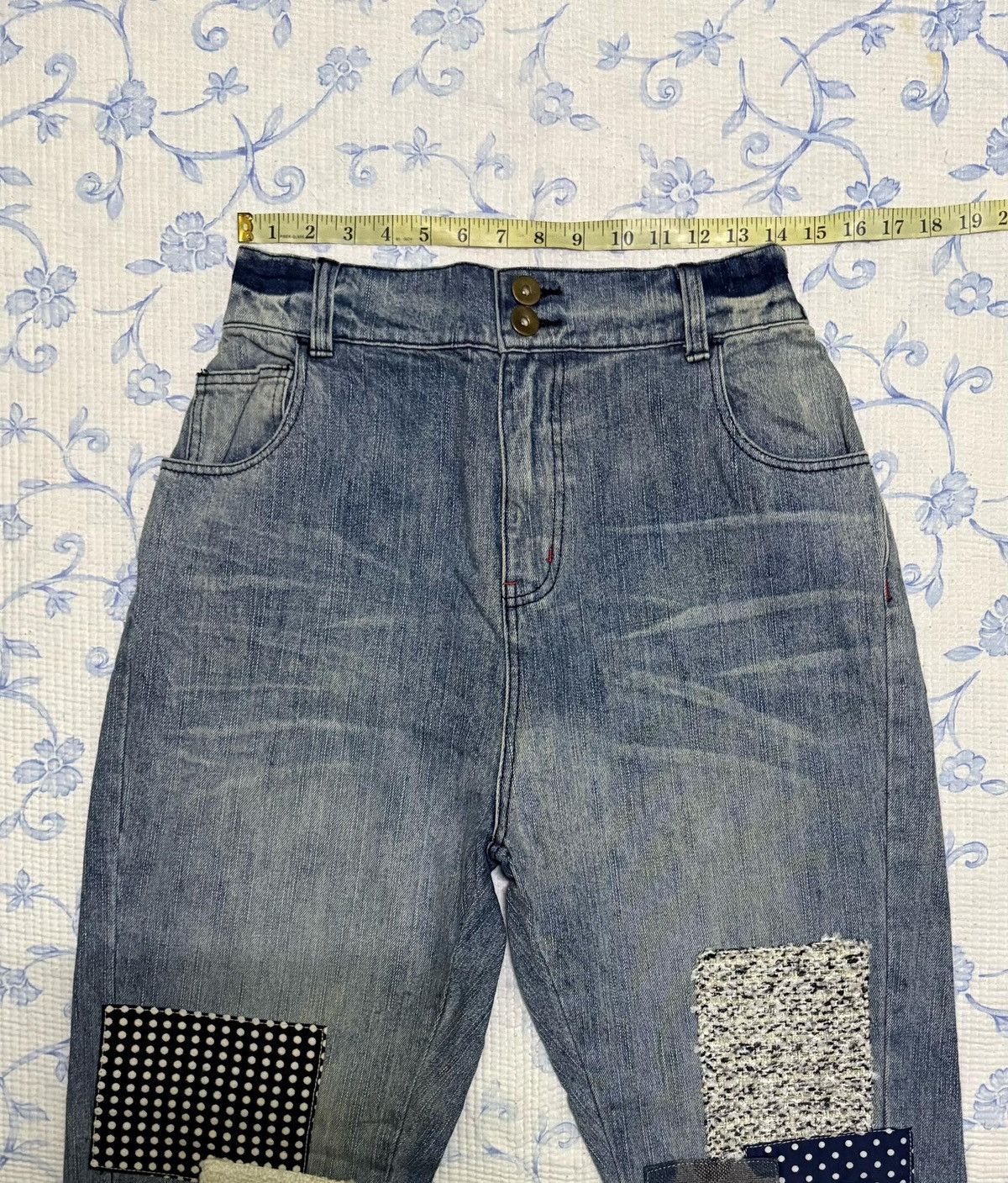 Other SomaribPatch Work Denim Pant Boro Style inspired kapital Size US 28 / EU 44 - 3 Thumbnail