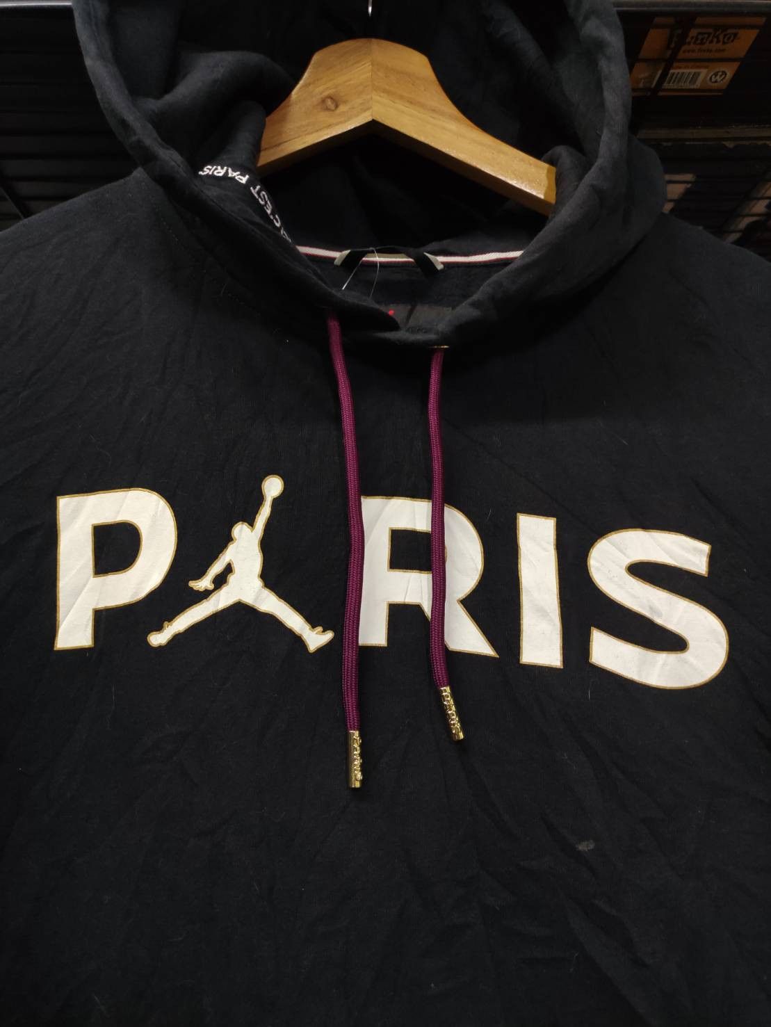 Jordan Brand Jordan x PSG Paris Saint Germain Fleece Pullover Hoodie Size US M / EU 48-50 / 2 - 2 Thumbnail