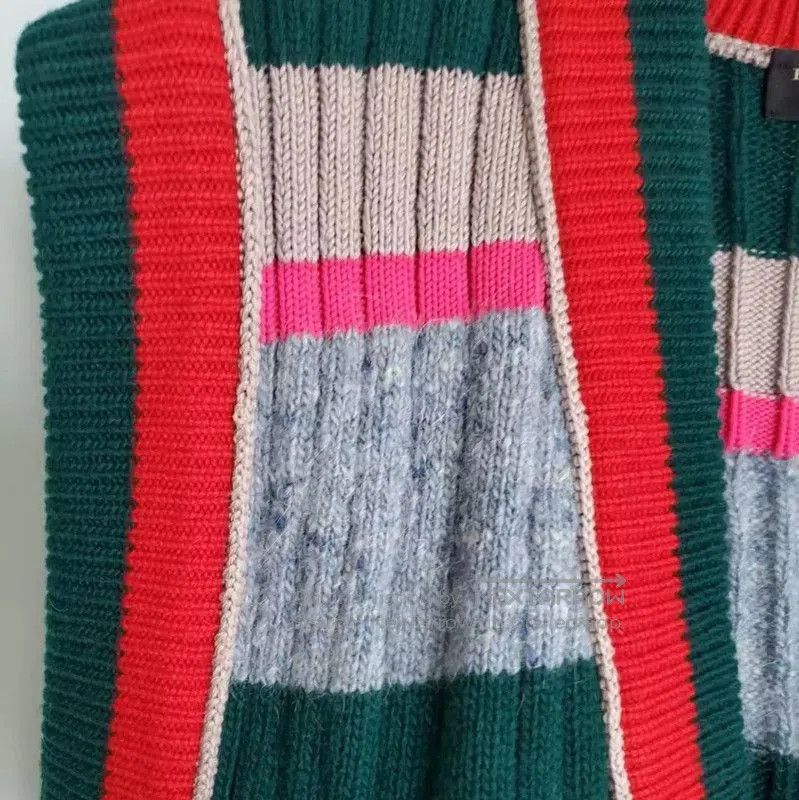 Burberry Burberry Multicolor Striped Wool Knit Top. Size L / US 10 / IT 46 - 5 Thumbnail