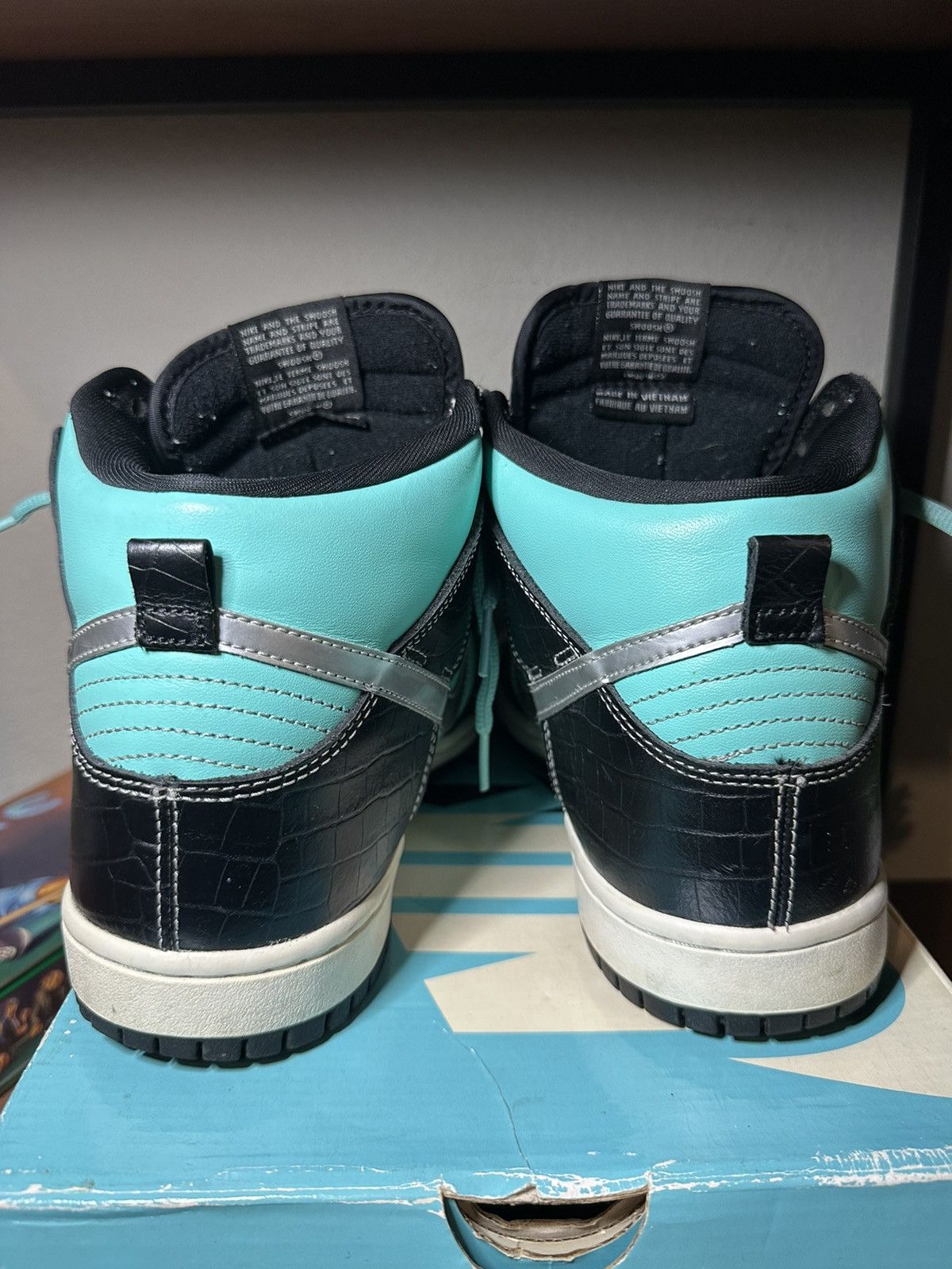 Diamond Supply Co. × Nike Nike SB Dunk High Premium x Diamond Supply Co. Tiffany 2014 Size US 10 / EU 43 - 6 Thumbnail