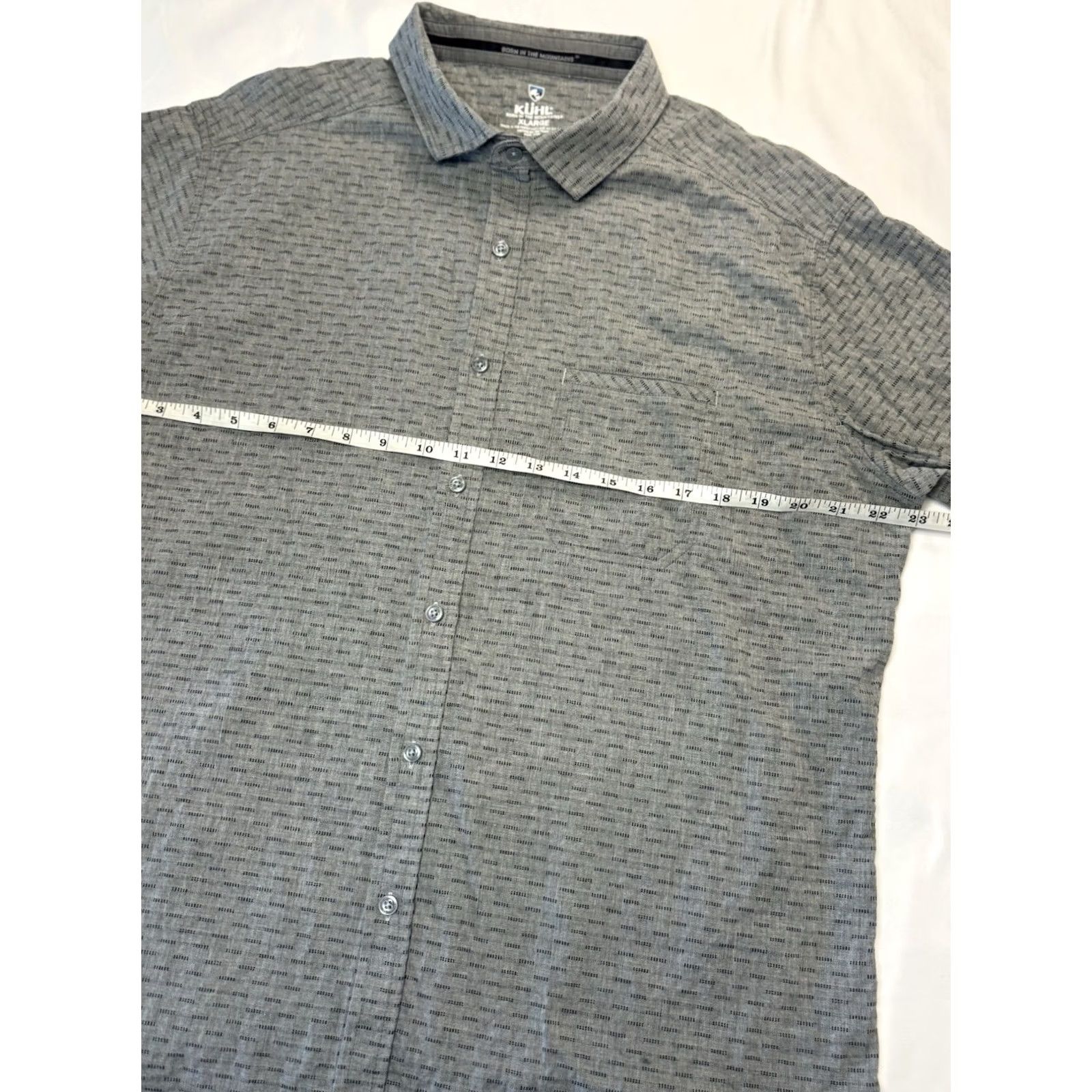 Vintage Kuhl Provok Short Sleeve Shirt Mens XL Button Up Geometric AOP Dashes Hiking Size US XL / EU 56 / 4 - 4 Thumbnail