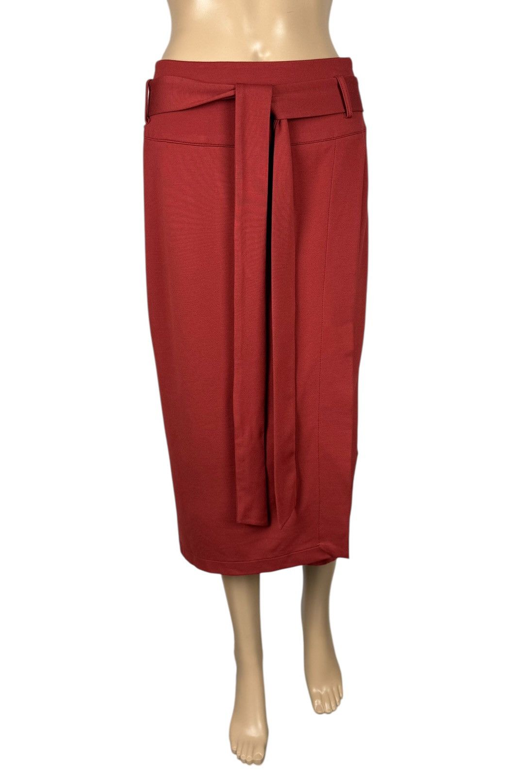 Designer Ivko Woman Maxi Belted Wrap Skirt Viscose size 38 Size 26" / US 2 / IT 38 - 2 Thumbnail