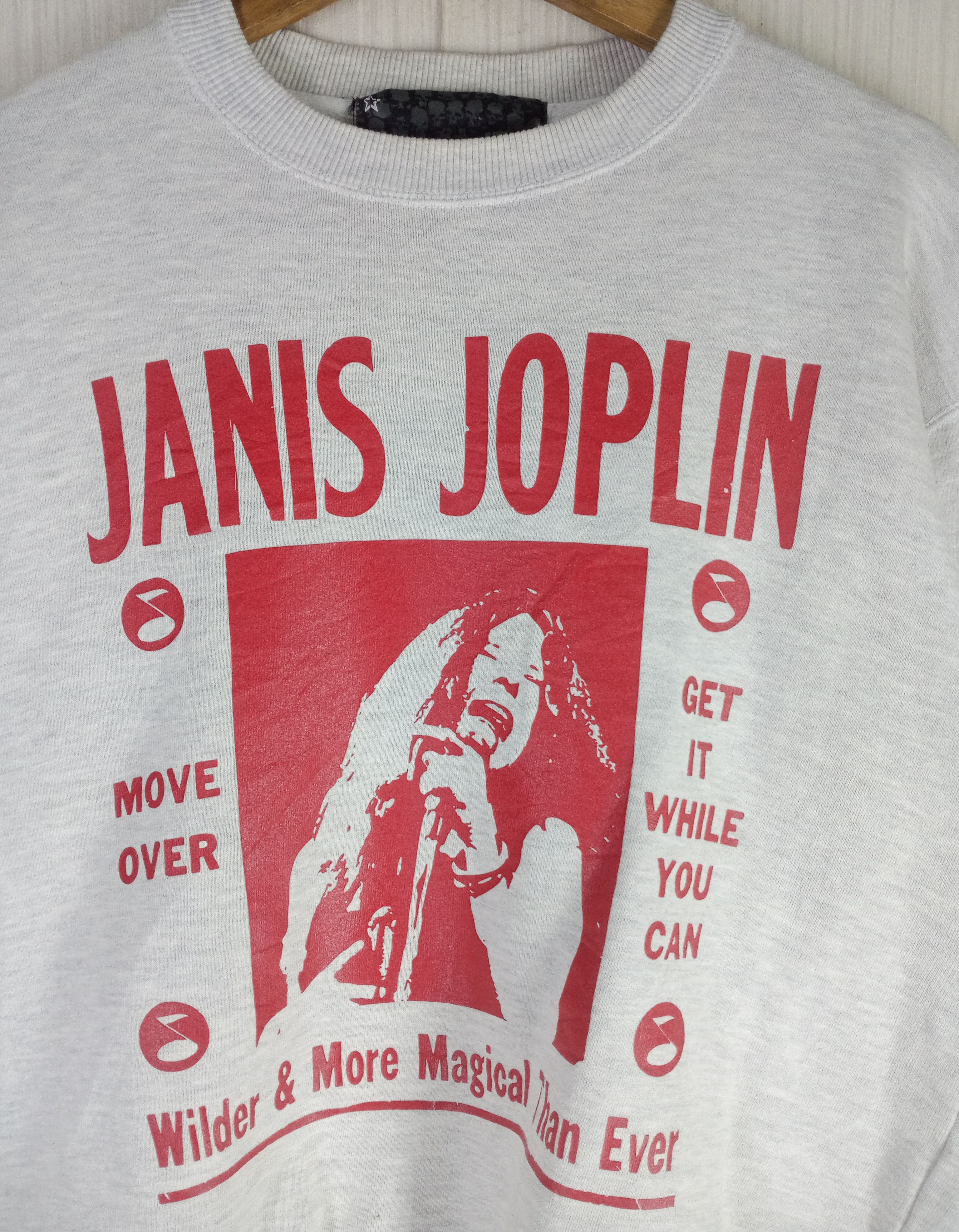 Band Tees Rare Vintage Janis Joplin Crewneck Sweatshirt Size US M / EU 48-50 / 2 - 3 Thumbnail
