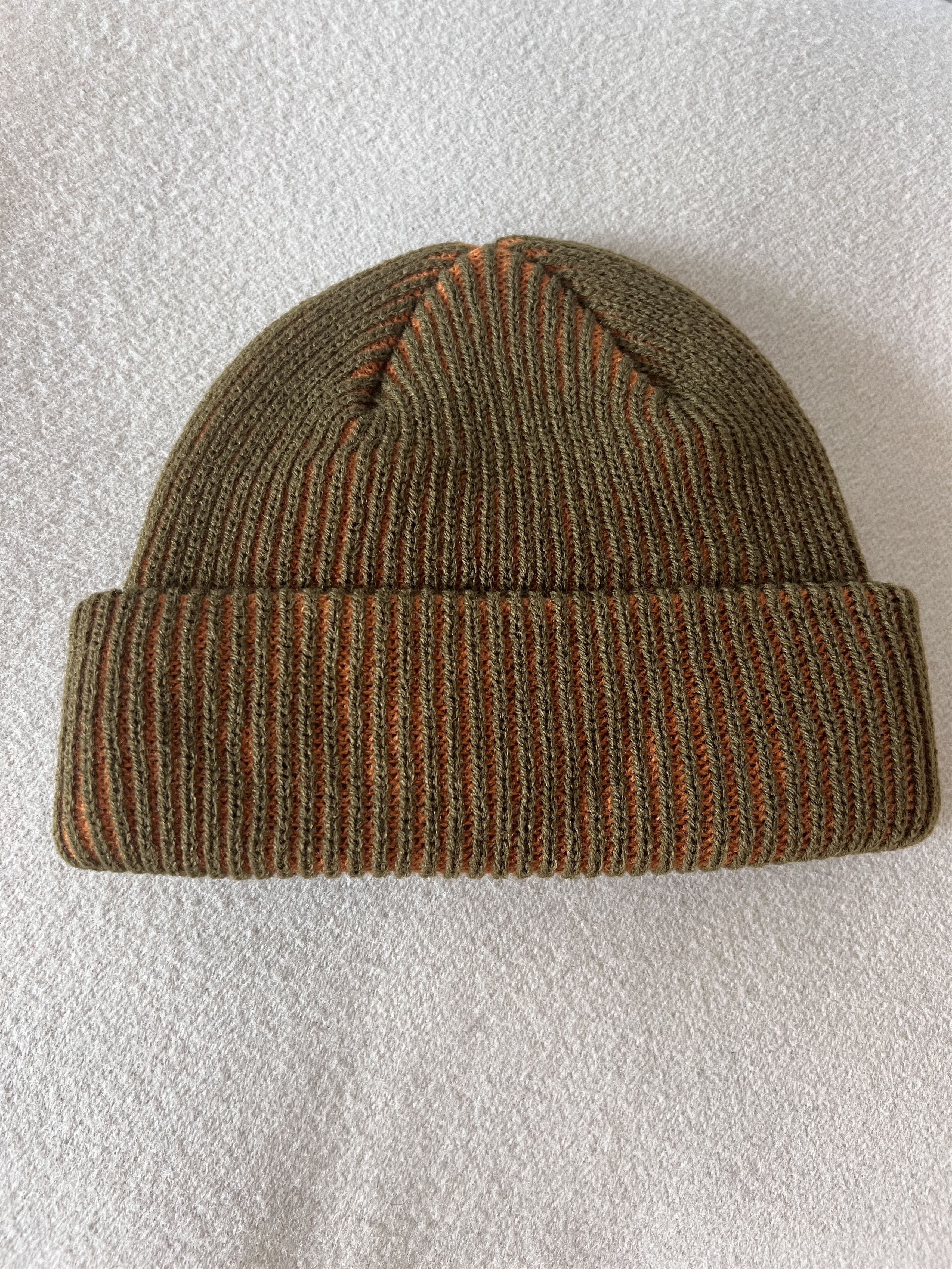 Fuck The Population FTP 2 Tone Logo Beanie in Olive Size ONE SIZE - 2 Thumbnail