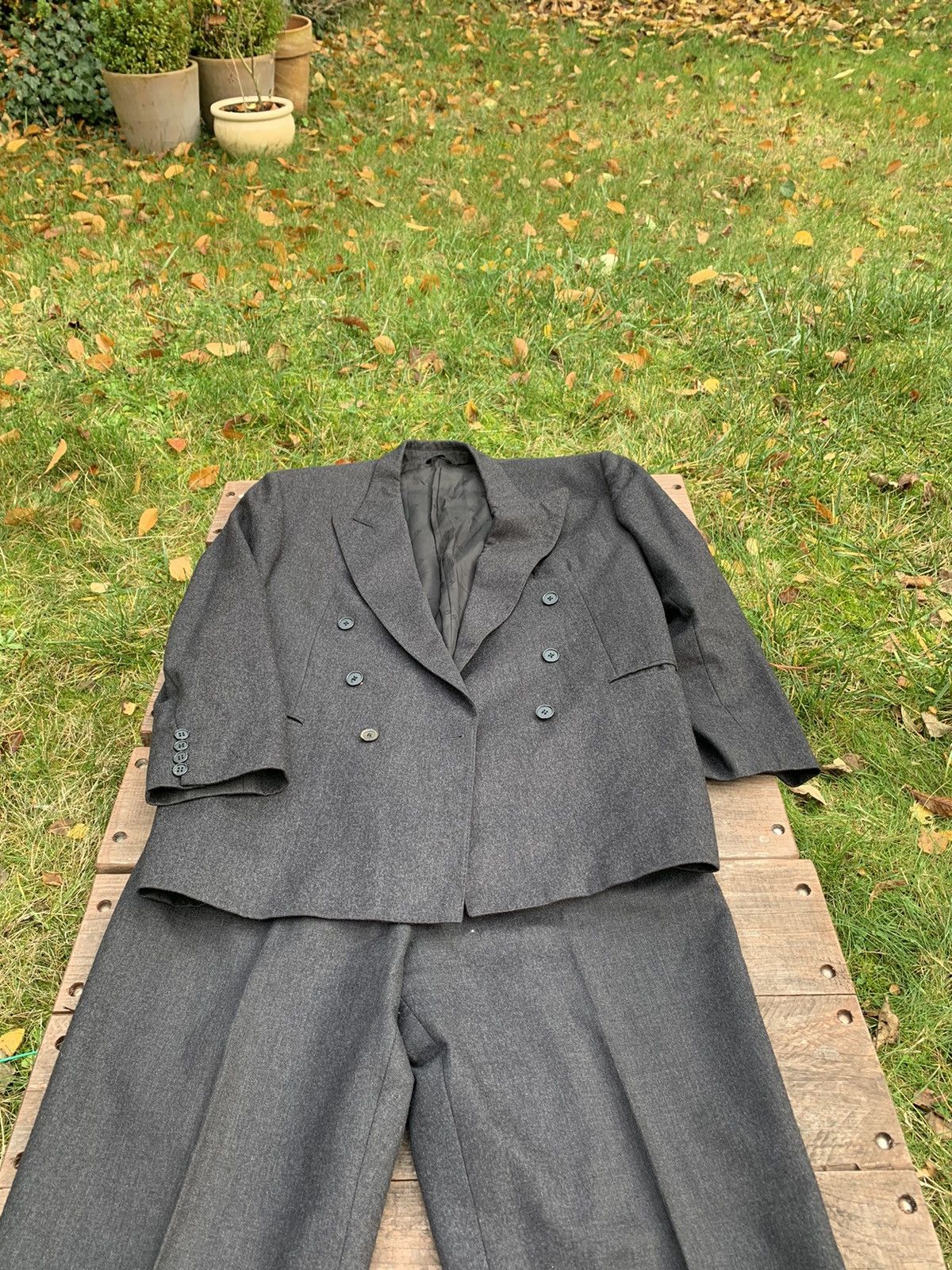 Christian Dior Monsieur Vintage Retro Old Money Christian Dior Suit Size 44R - 2 Thumbnail