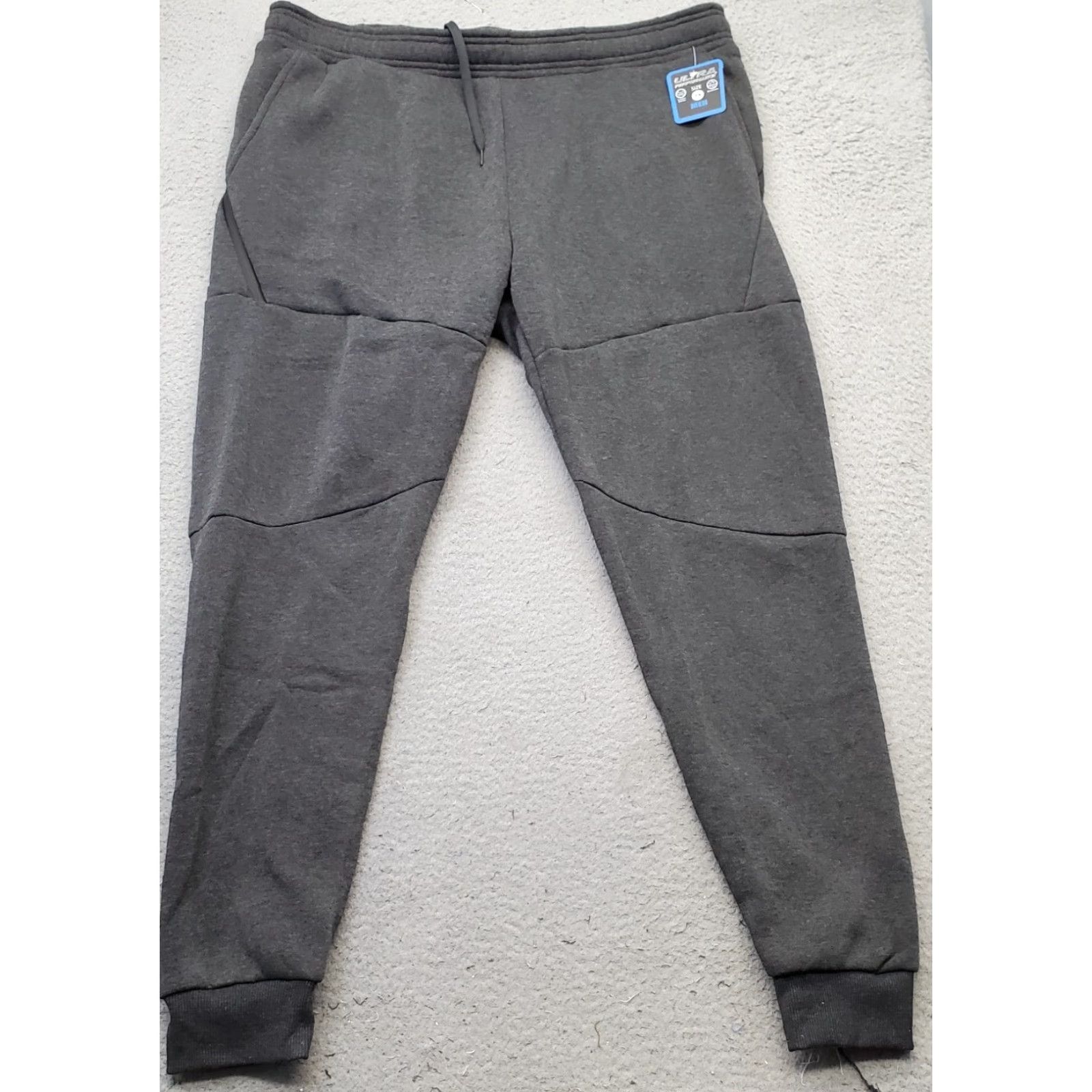 Vintage Ultra Performance Sweatpants Men 3X Charcoal Gray Tech Fleece Drawstring Pants Size US 39 - 2 Thumbnail