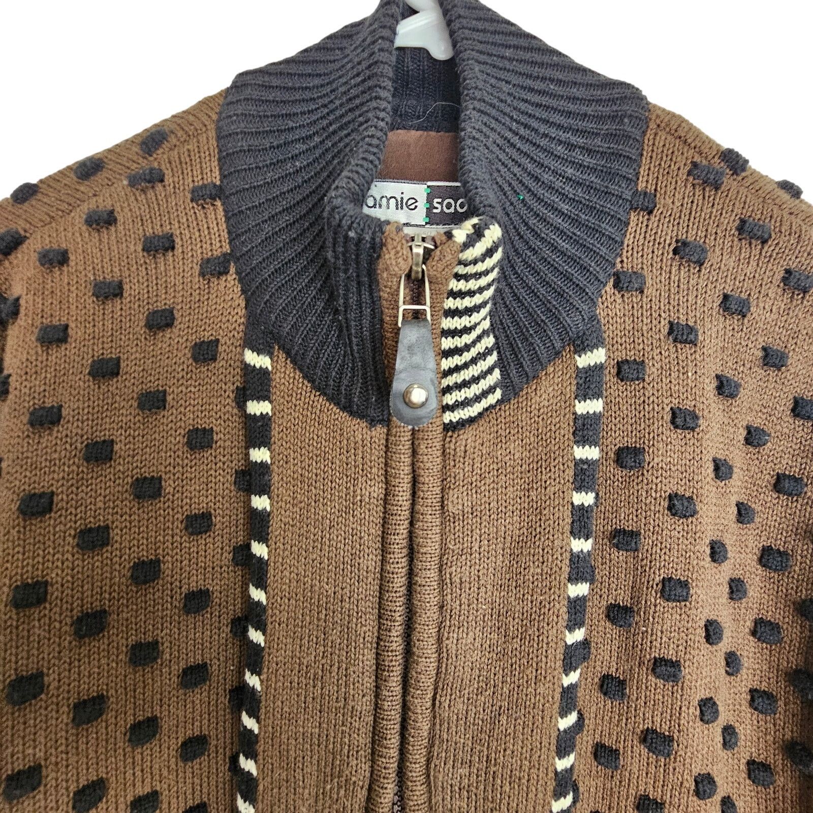 Saddlebred Vintage Jamie Sadock Womens Sweater Jacket M Gorpcore Golf Size M / US 6-8 / IT 42-44 - 2 Thumbnail