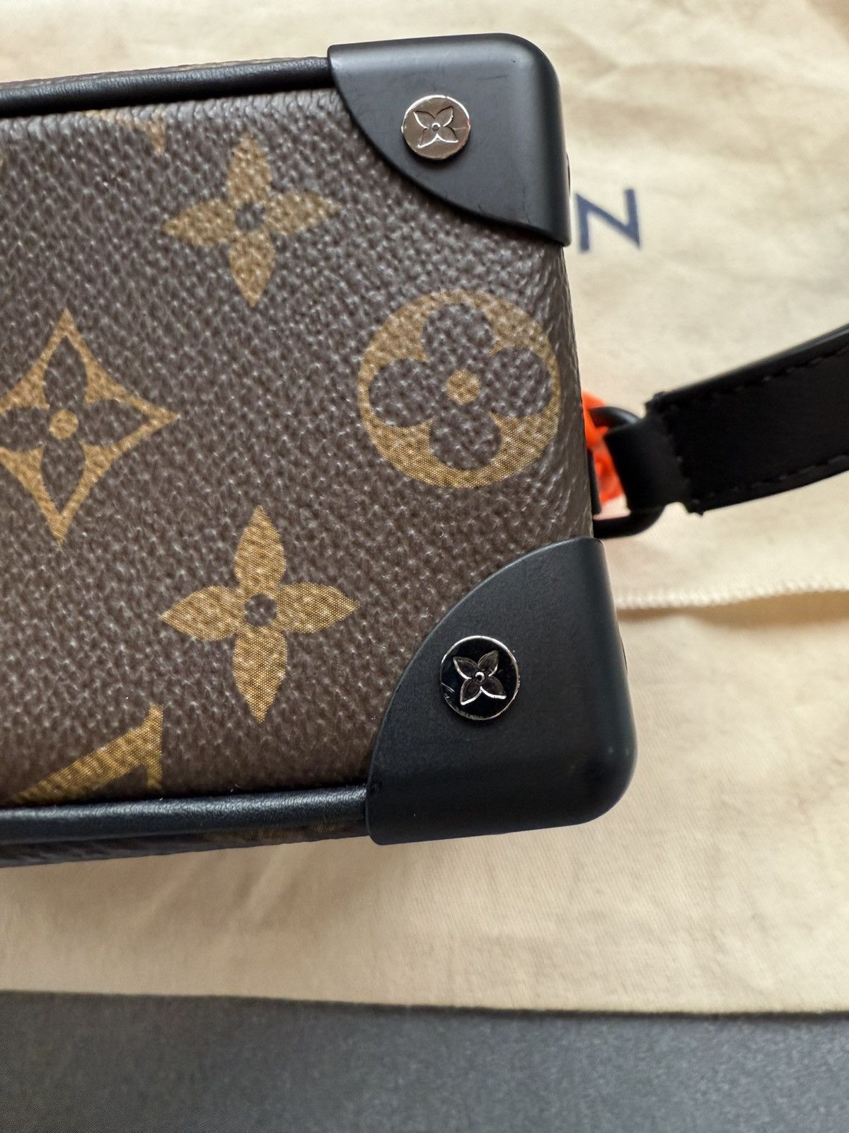 Louis Vuitton Louis Vuitton Mini Soft Orange Chain Monogram Brown Bag Size ONE SIZE - 14 Thumbnail