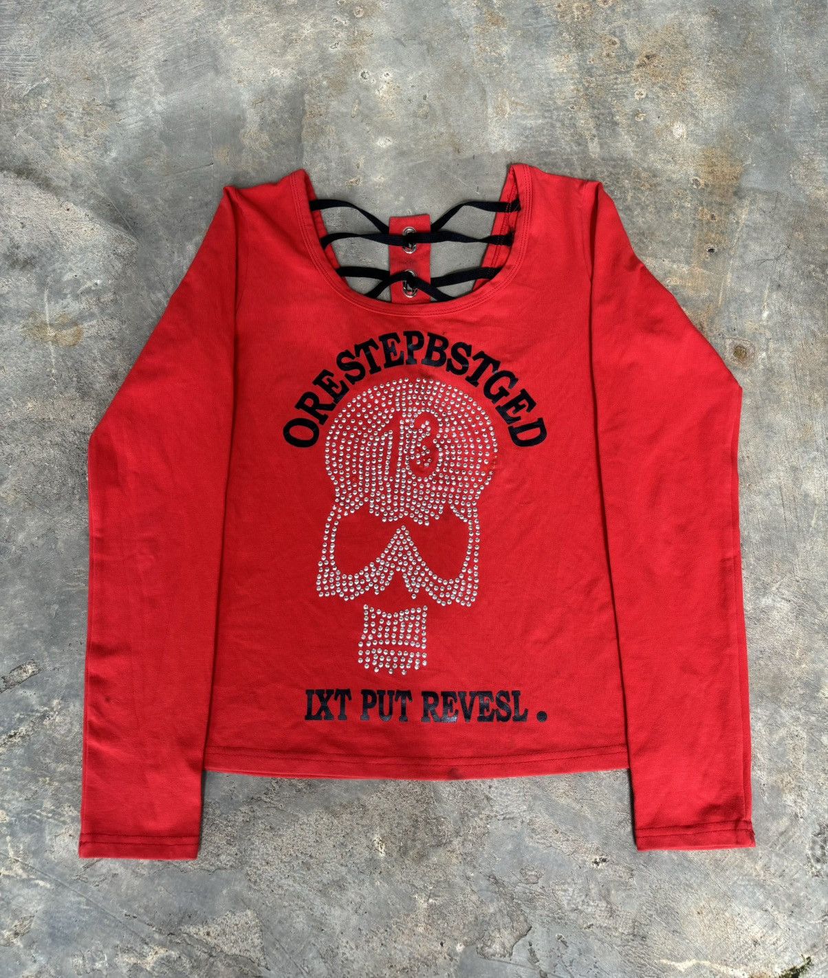 Hysteric Glamour × If Six Was Nine × Japanese Brand Y2k Opium Skull Sexy Womens Longsleeve Size S / US 4 / IT 40 - 1 Thumbnail