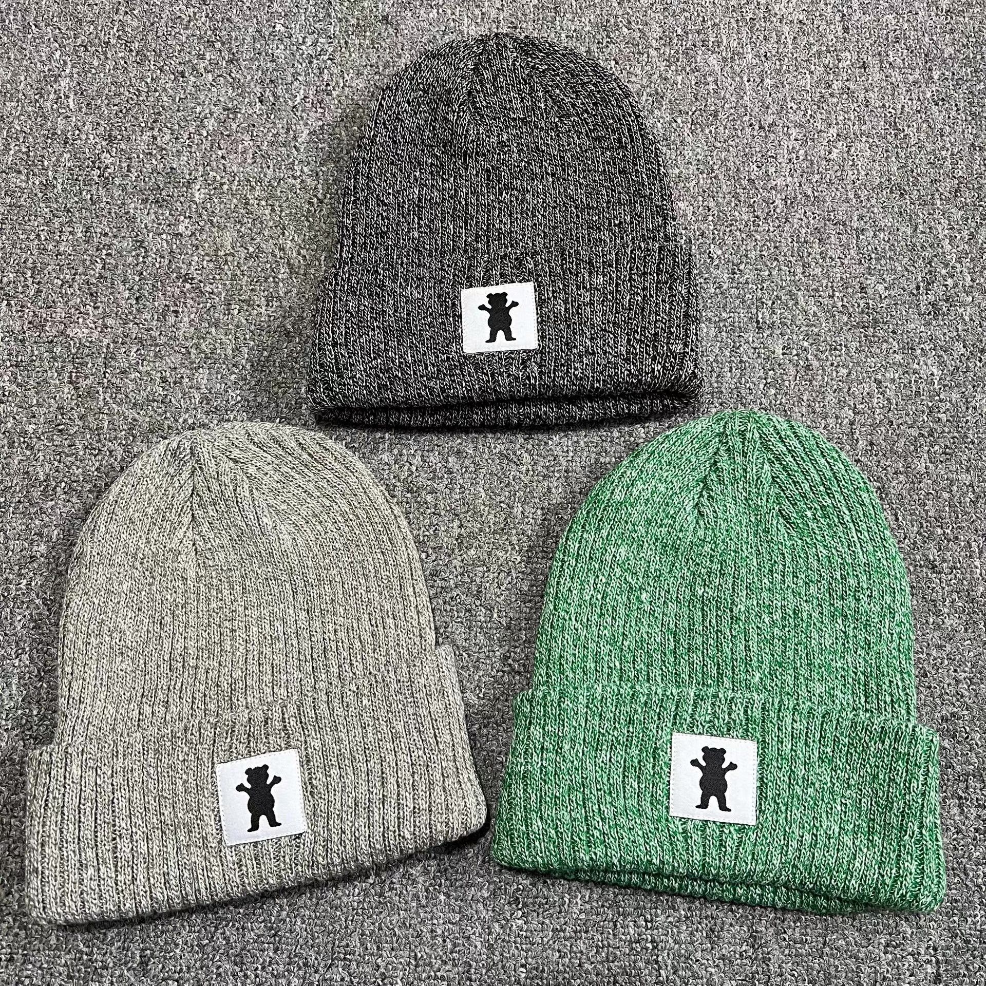 Grizzly Griptape Grizzly Griptape Bear Embroidered Knitted Beanie Q7 Size ONE SIZE - 1 Thumbnail