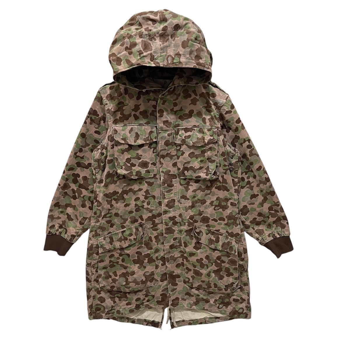 Vintage Vintage 70s USSR Camouflage Army Military Parka Jacket Size US L / EU 52-54 / 3 - 1 Thumbnail