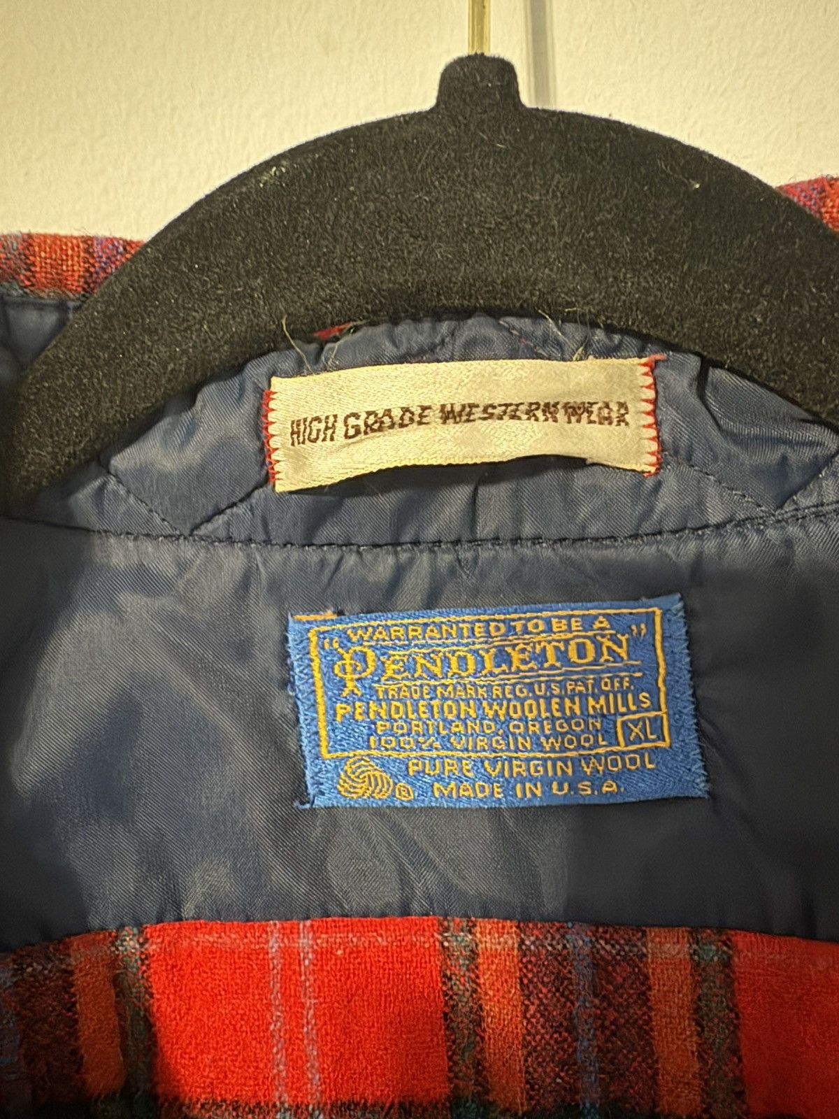 Pendleton × Vintage 1960s Pendleton pearl snap button-up 100% wool made in USA Size US XL / EU 56 / 4 - 2 Thumbnail