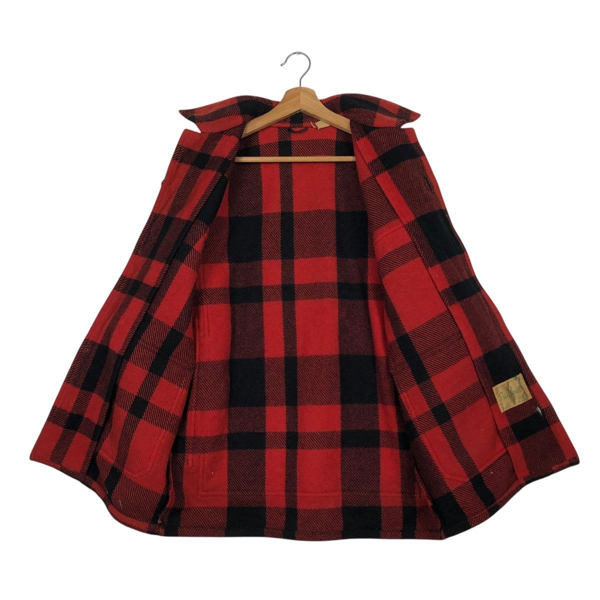 Japanese Brand 🔥VINTAGE WOOL CHORE JACKET MACKINAW KC SPORT FILSON TARTAN Size US M / EU 48-50 / 2 - 15 Thumbnail