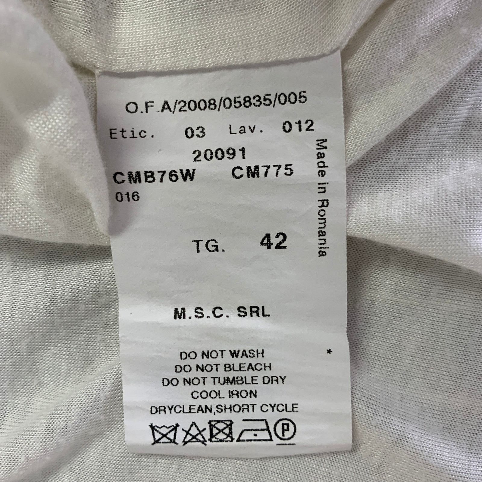 Armani Collezioni Size 6 Grey White Polyester Blend Stripe Jacket Size M / US 6-8 / IT 42-44 - 9 Thumbnail