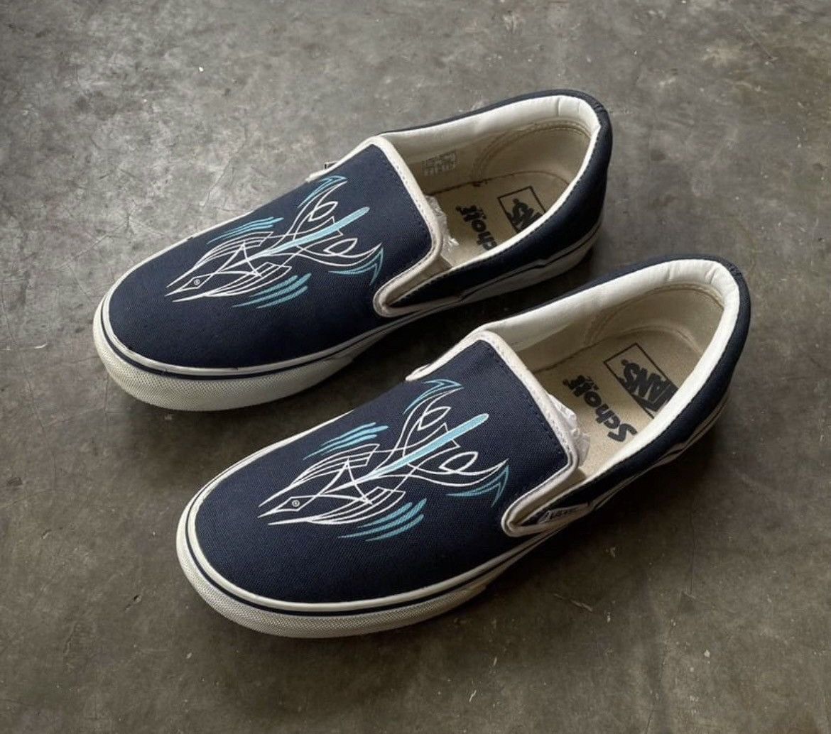 Vans Vans x schott nyc slip on shoe Size US 8 / EU 41 - 2 Thumbnail