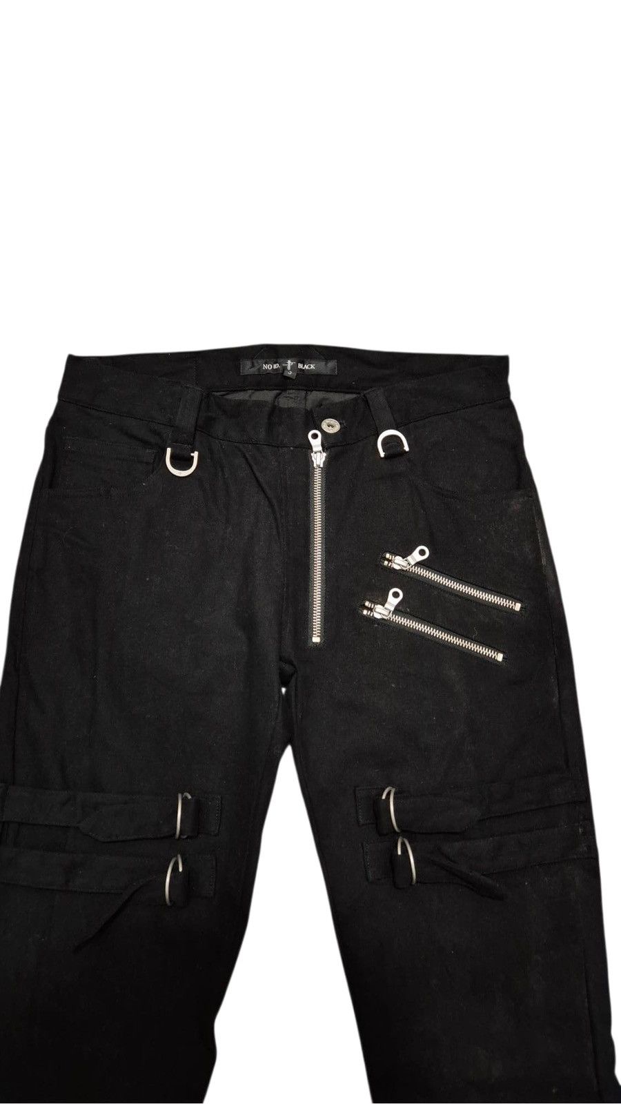 Le Grande Bleu (L.G.B.) × NO ID × Yasuyuki Ishii No id black bondage pants Size US 30 / EU 46 - 3 Thumbnail