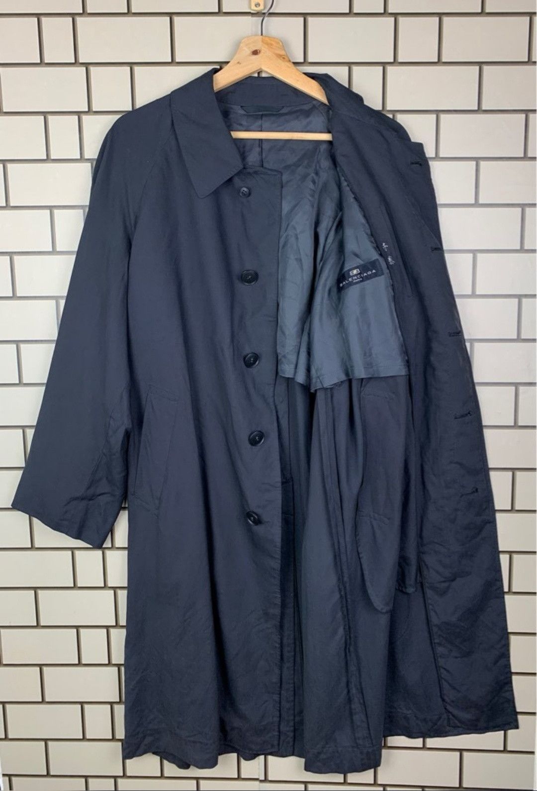 Balenciaga Balenciaga Trench Coat Jacket Size US M / EU 48-50 / 2 - 2 Thumbnail
