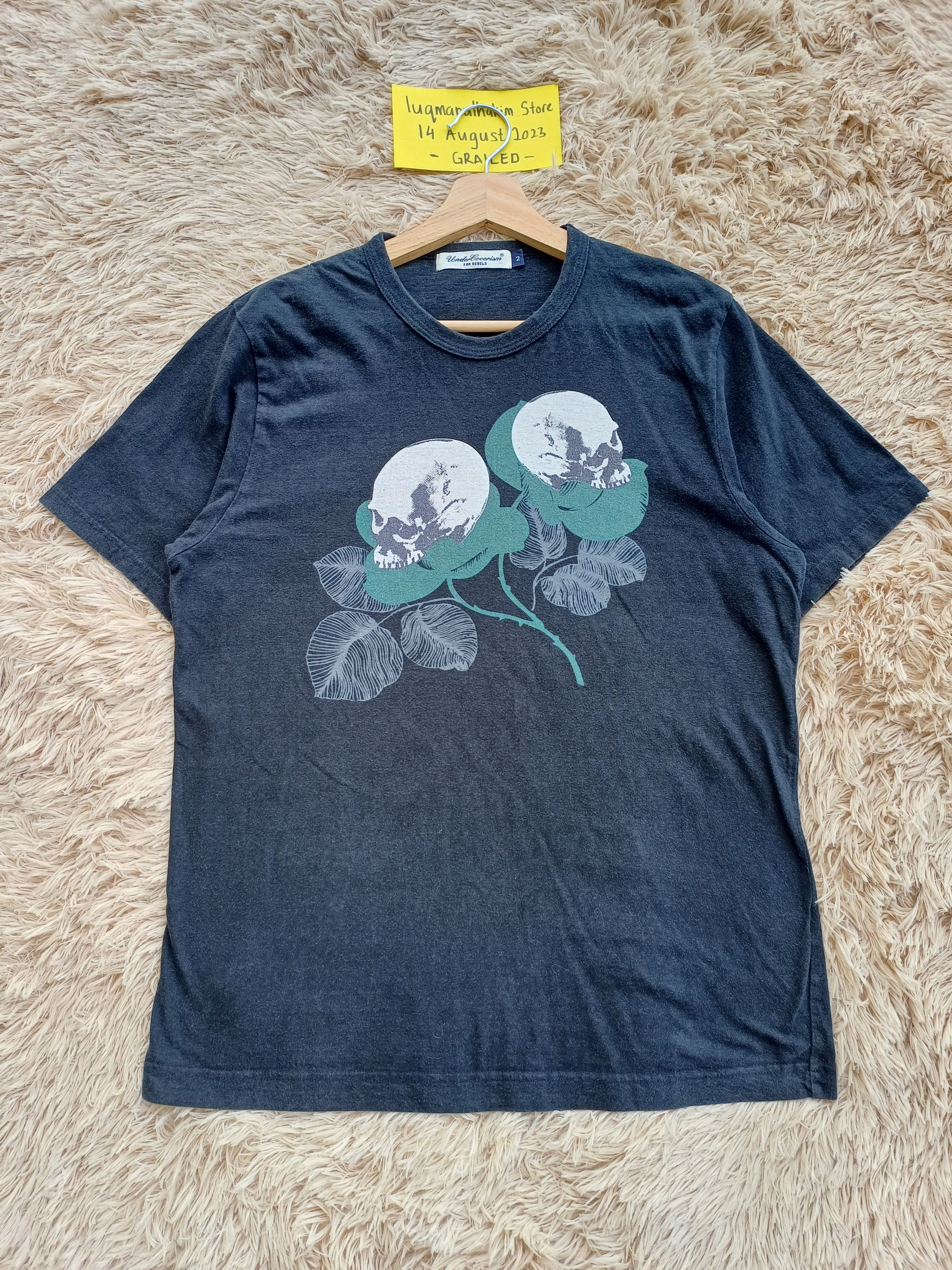 Rarest Undercover Skulls in Flowers Tshirt