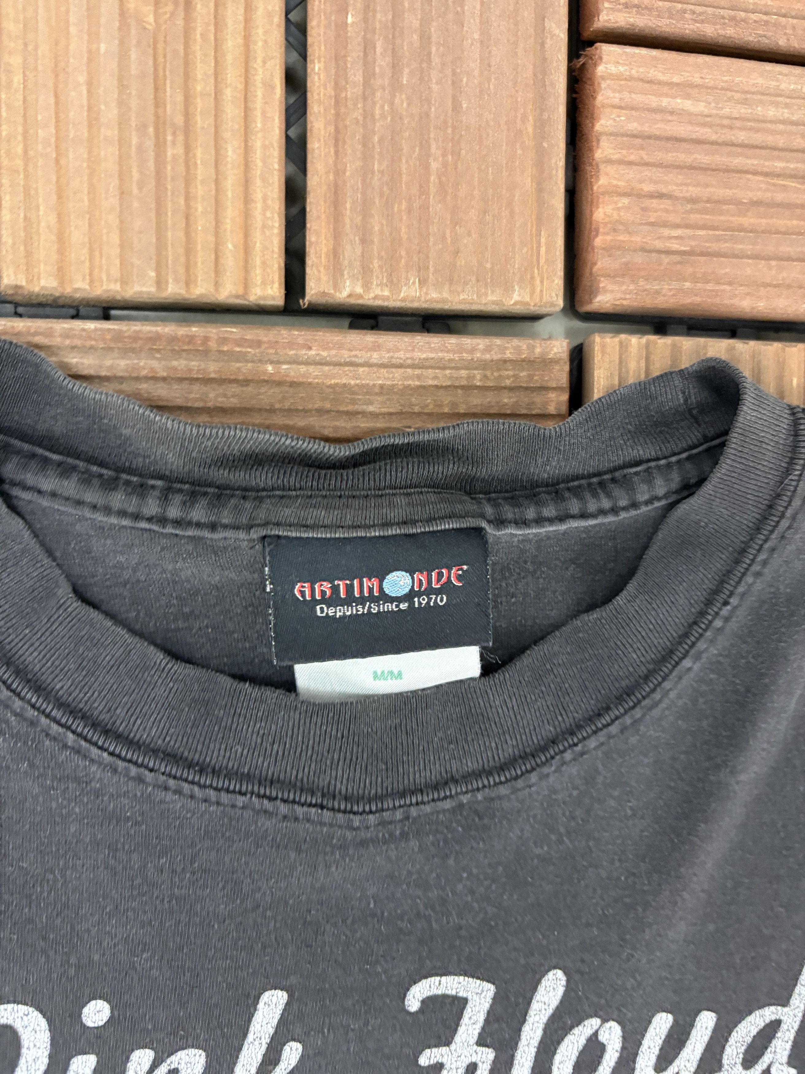 Vintage Pink Floyd Dark Side Of The Moon Vintage Black T-Shirt Tee Size US L / EU 52-54 / 3 - 5 Thumbnail