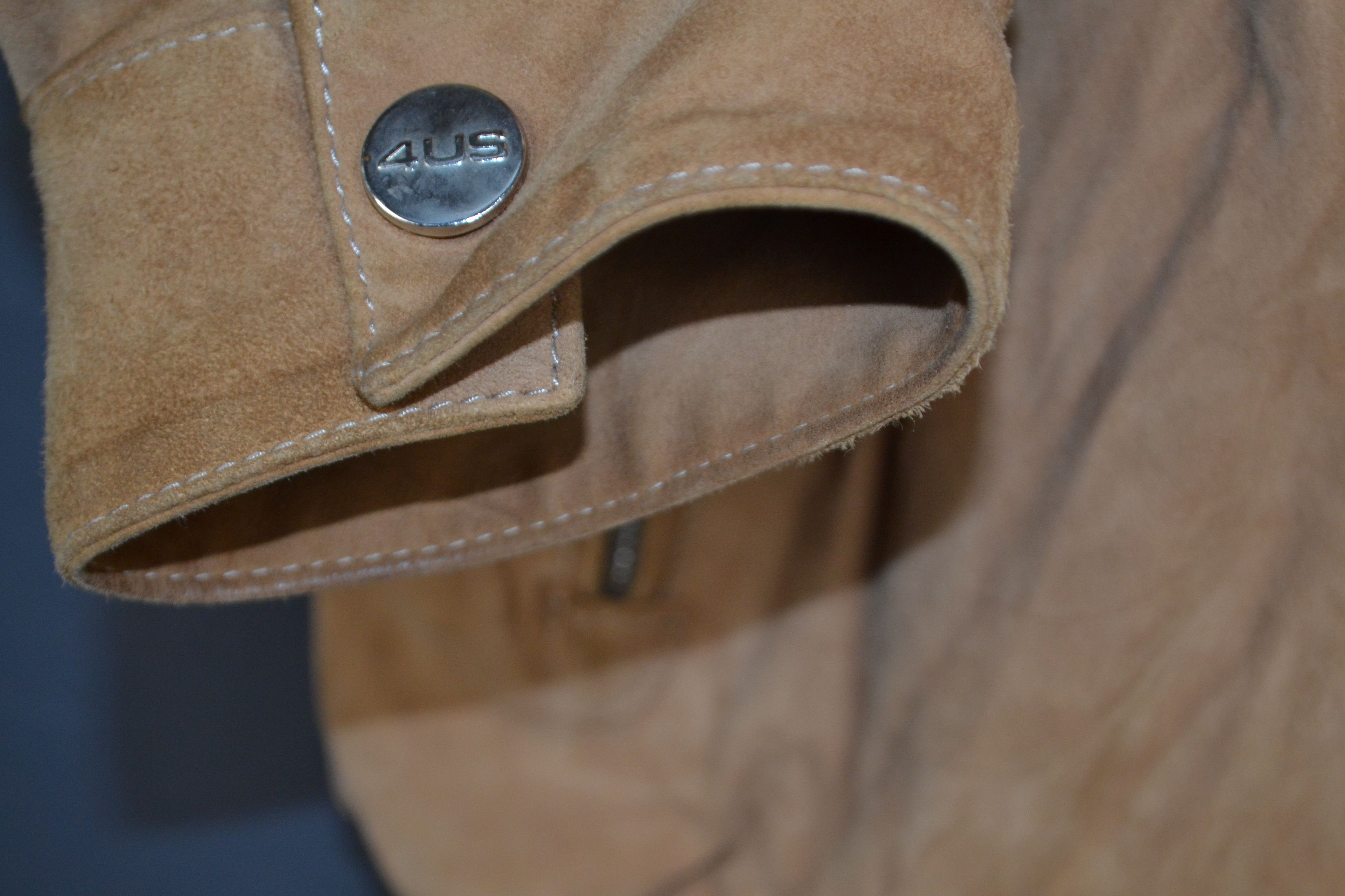 Paciotti Cesare Paciotti 4US Suede Leather Bomber Jacket 50 M Sabbia Size US M / EU 48-50 / 2 - 7 Thumbnail