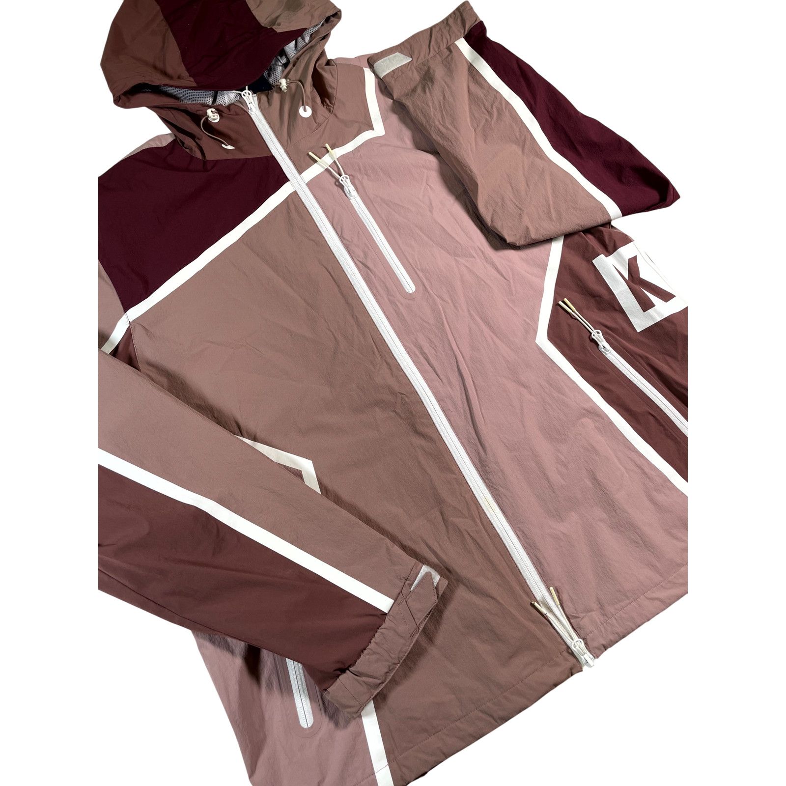 Kith Kith Salmon Windbreaker Pink Jacket Size US XXL / EU 58 / 5 - 2 Thumbnail