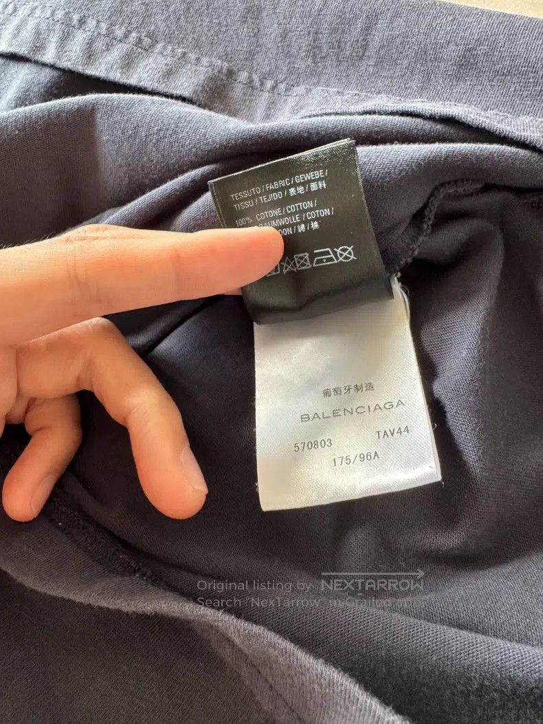 Balenciaga Balenciaga Coca-Cola T-Shirt M Size Navy Blue Size US M / EU 48-50 / 2 - 4 Thumbnail