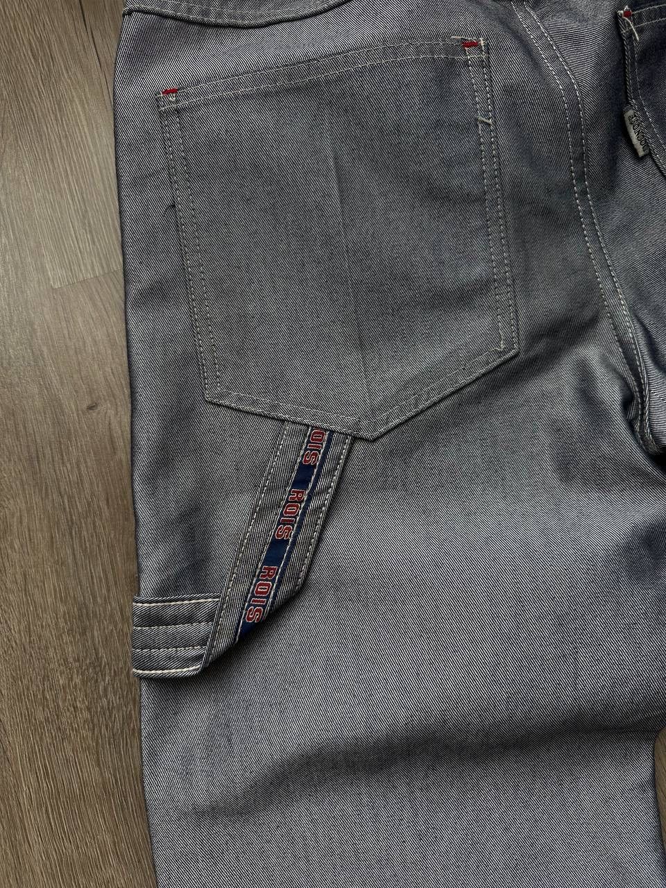 Japanese Brand × Vintage Vintage Y2K Wide Leg Rap Gray Big Logo Pants Size US 30 / EU 46 - 6 Thumbnail