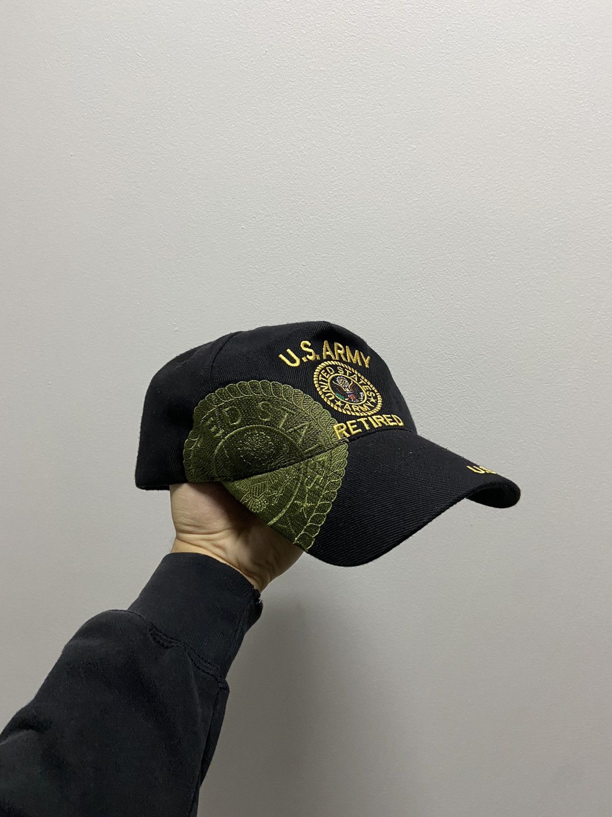 Vintage U.S. Army Retired big logo cap vintage Size ONE SIZE - 1 Thumbnail