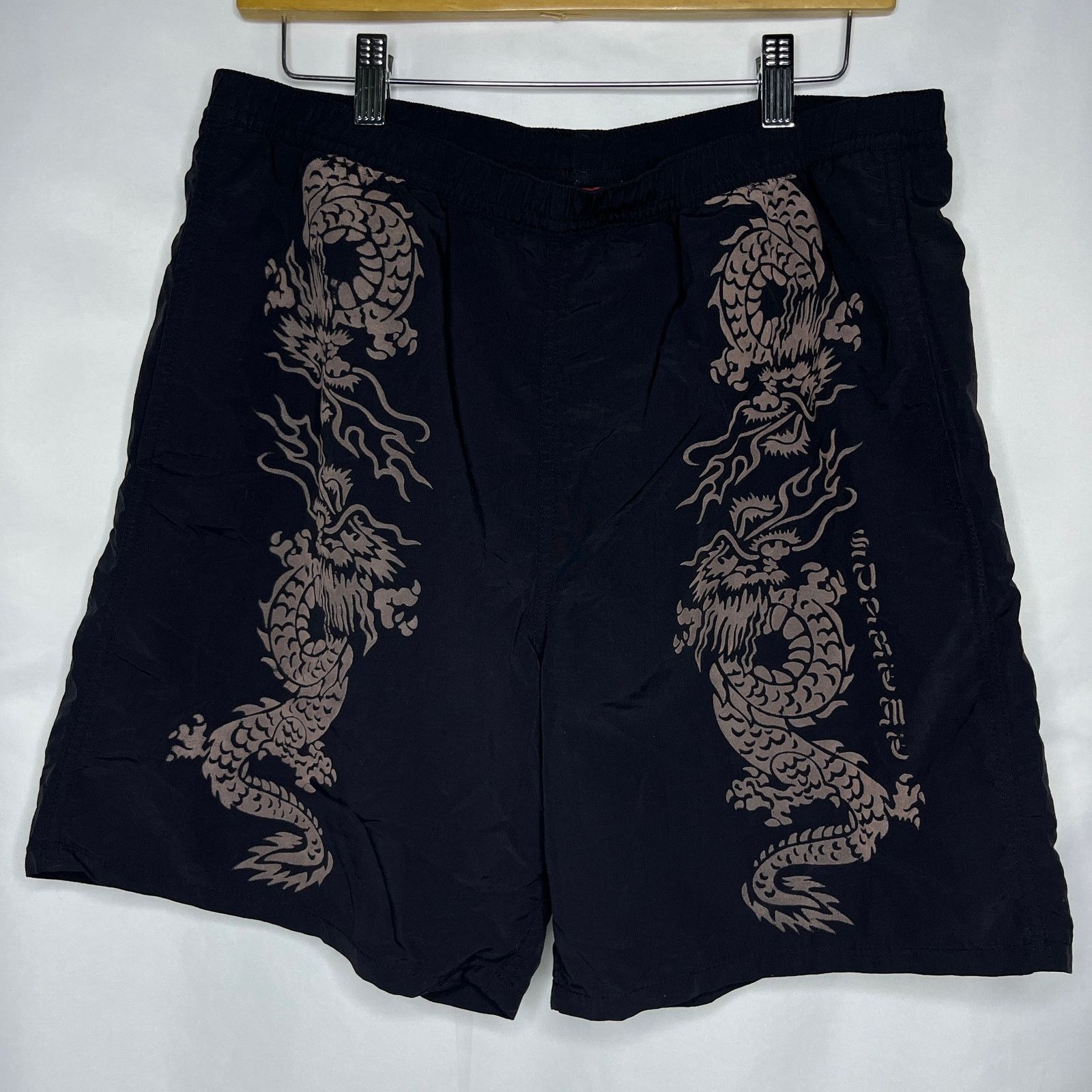 Supreme Supreme Logo Appliqué Water Shorts Red SMALL | Grailed