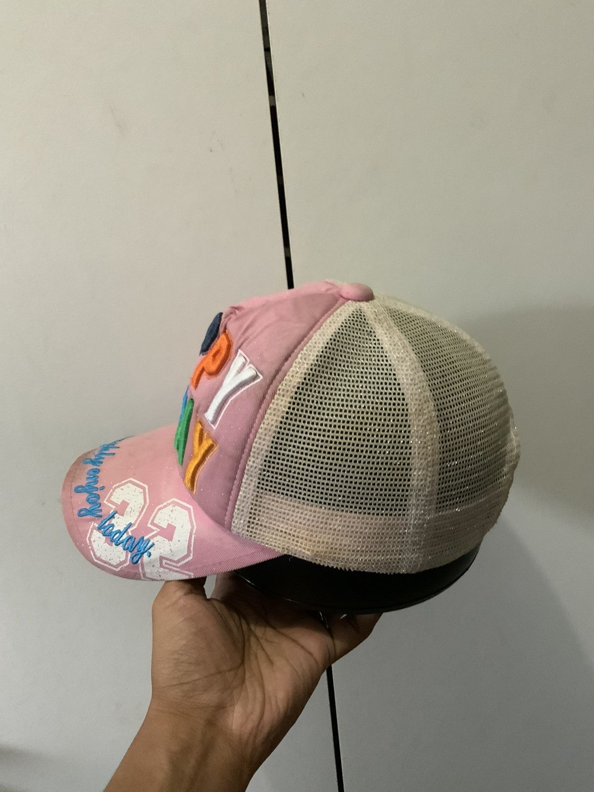 If Six Was Nine Happy Today Spellout Trucker Hat Size ONE SIZE - 2 Thumbnail