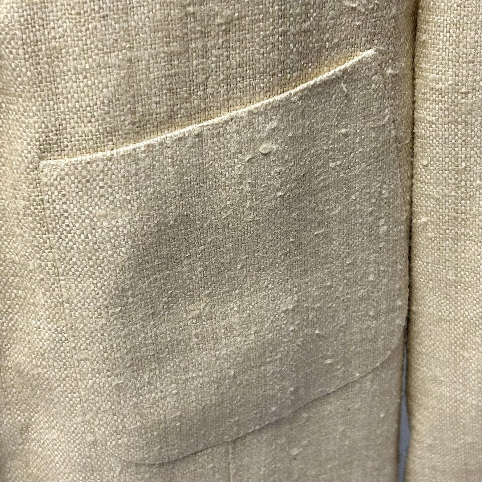 Ralph Lauren Ralph Lauren PURPLE LABEL Cream Sport Coat 3 BTN Jacket Size 44R - 15 Thumbnail