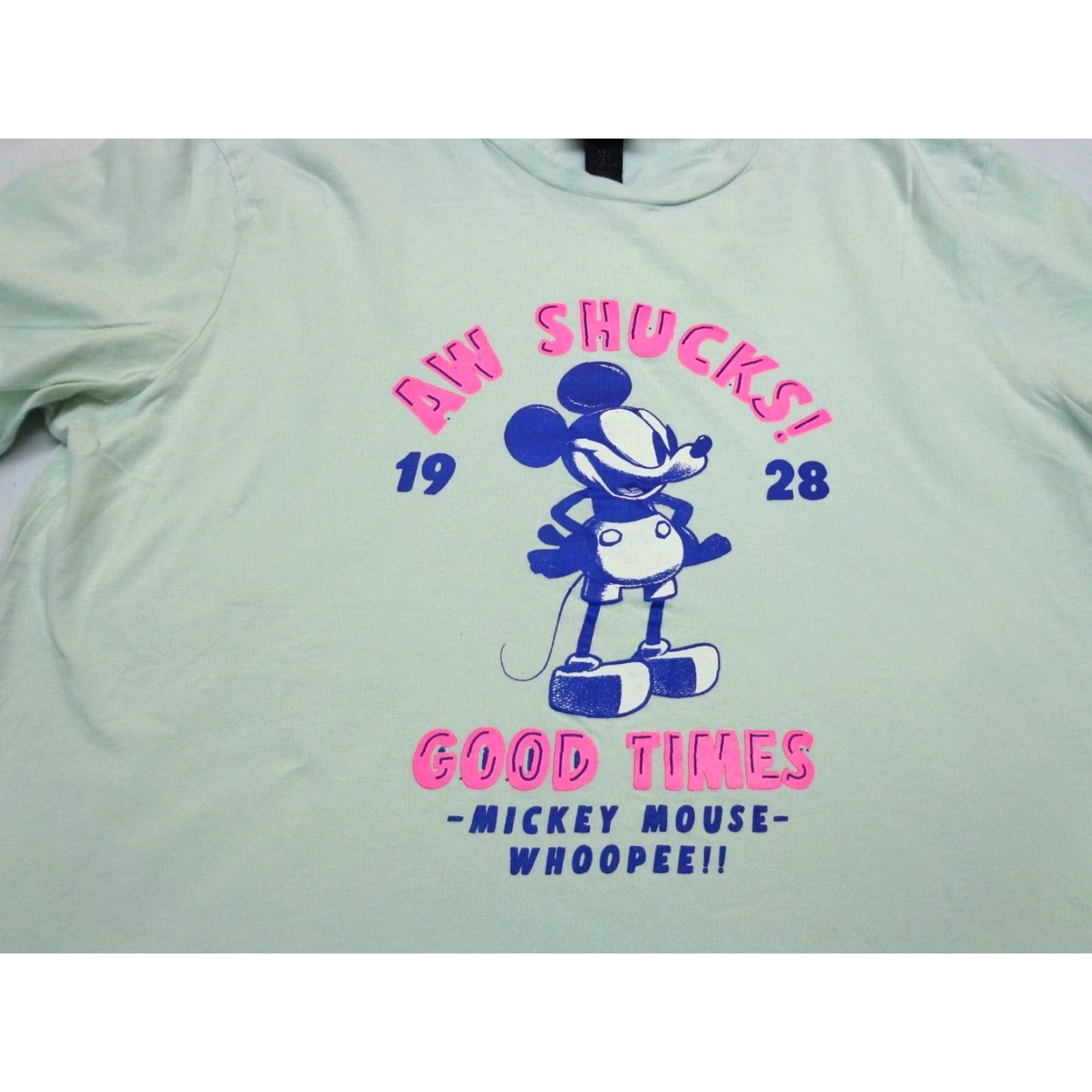 H&M H&M Mickey Mouse T-Shirt Crew Neck Short Sleeve Green Size L Men Adult Disney Aw Shucks Good Times Size US L / EU 52-54 / 3 - 2 Thumbnail