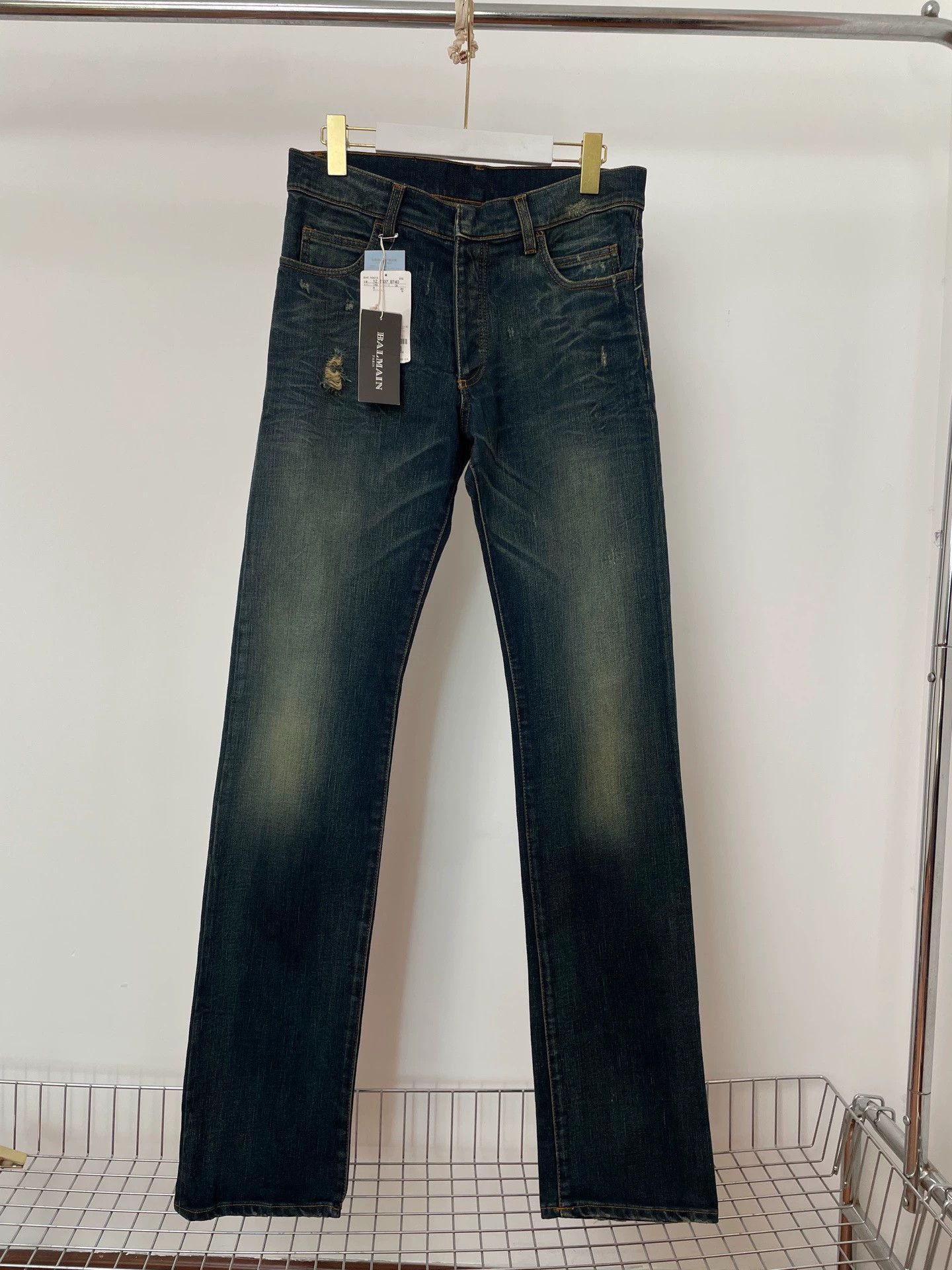 Balmain Balmain Straight Leg Jeans 30 New W/Tags Size US 30 / EU 46 - 1 Thumbnail