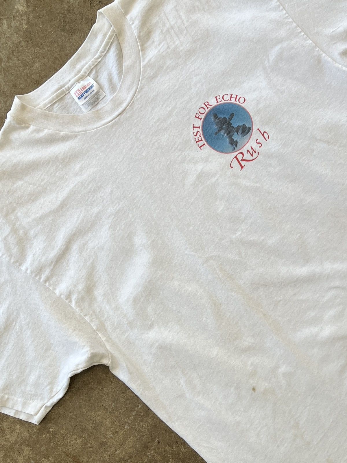 Band Tees Vintage 1996 Test for Echo Rush Globe Map Band Tee XL Size US XL / EU 56 / 4 - 4 Thumbnail