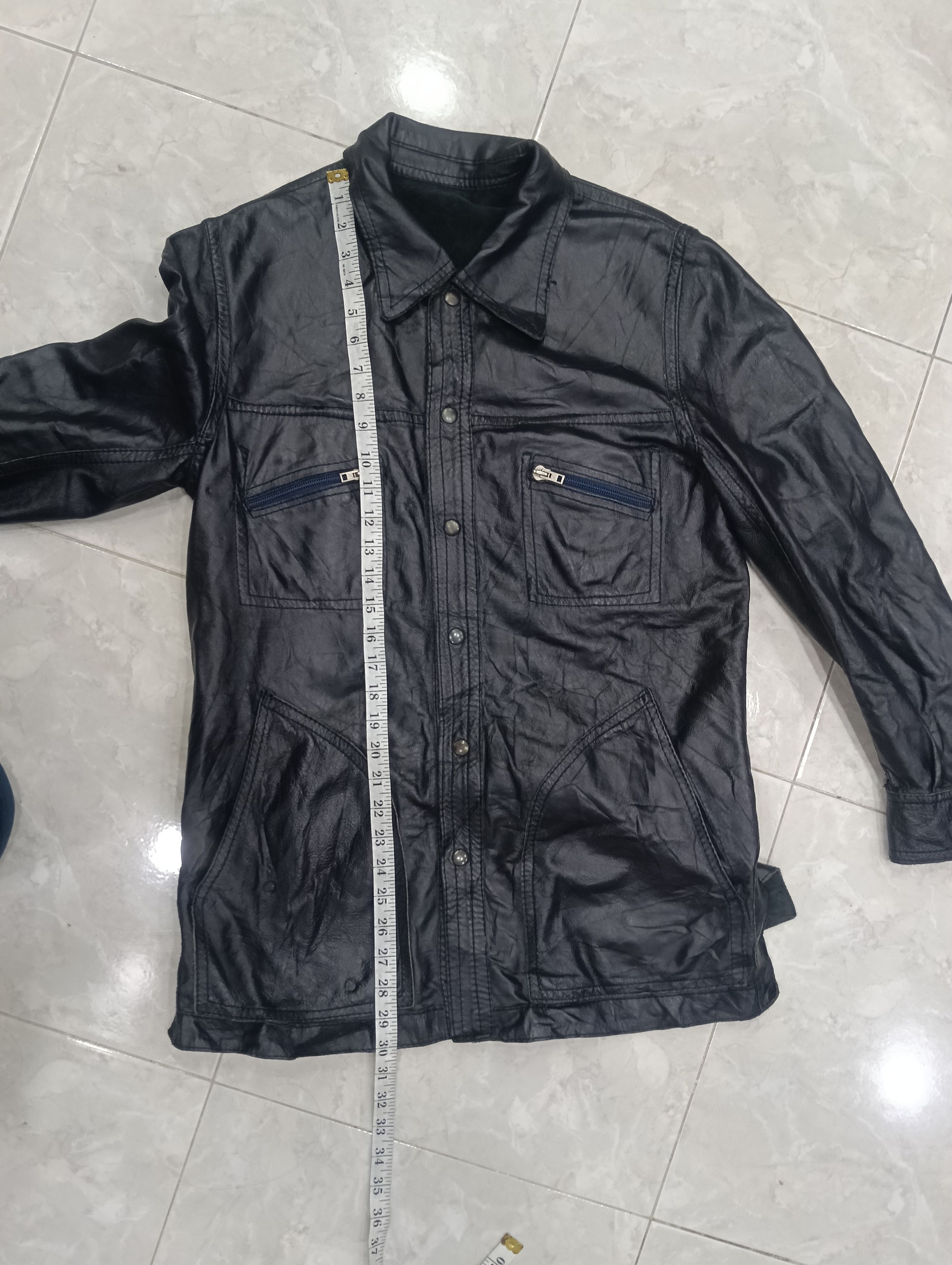 Yohji Yamamoto Vintage Unbrand Leather Jacket Riversible Size US L / EU 52-54 / 3 - 16 Thumbnail