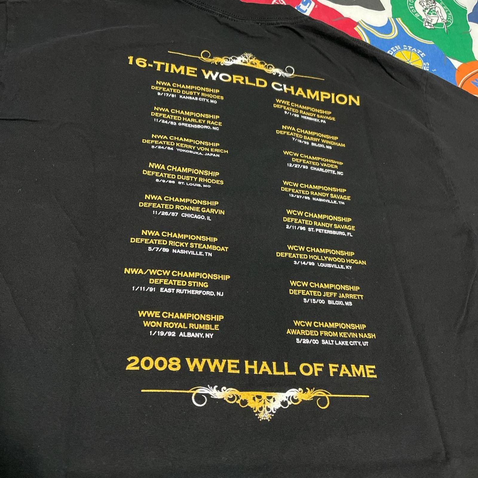 Vintage × WWE Vintage 2007 Ric Flair Nature Boy Woo WWF WWE Wrestling Tee Size US L / EU 52-54 / 3 - 4 Thumbnail