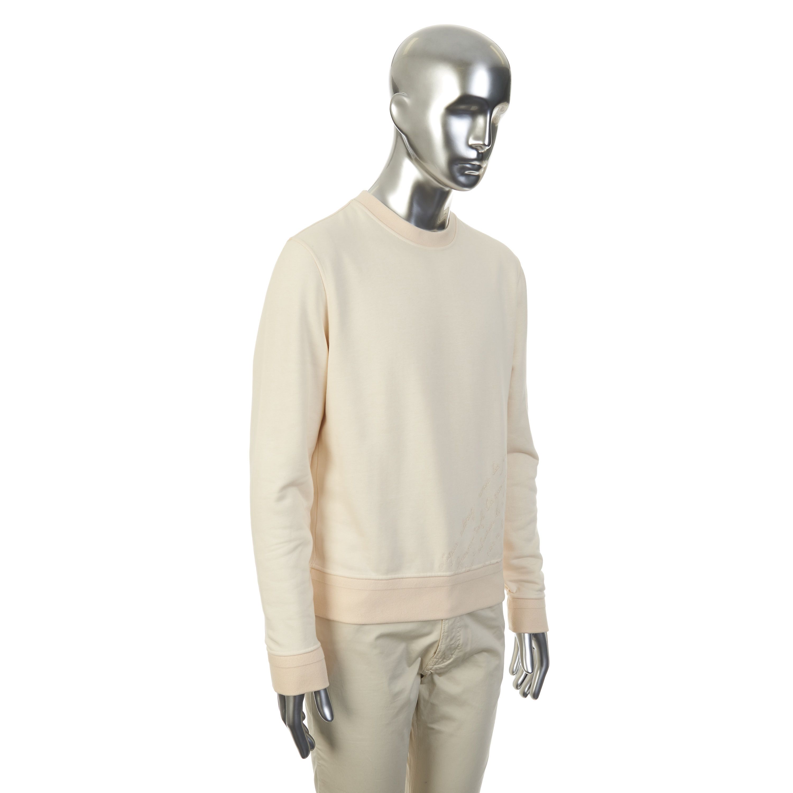 Berluti Embroidered Scritto Sweatshirt Size US S / EU 44-46 / 1 - 7 Thumbnail