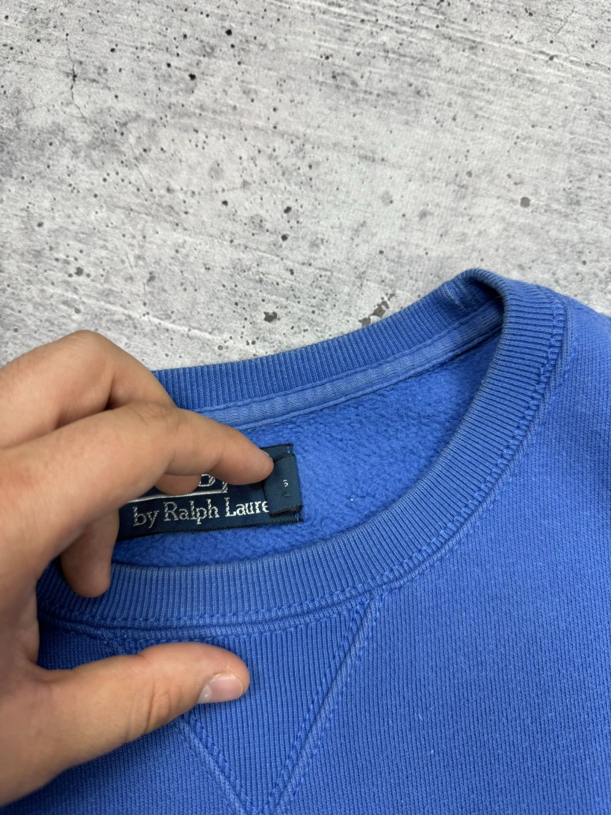 Polo Ralph Lauren × Vintage Vintage Ralph Lauren 90’s Y2K Style Blue American Sweatshirt Size US S / EU 44-46 / 1 - 12 Thumbnail