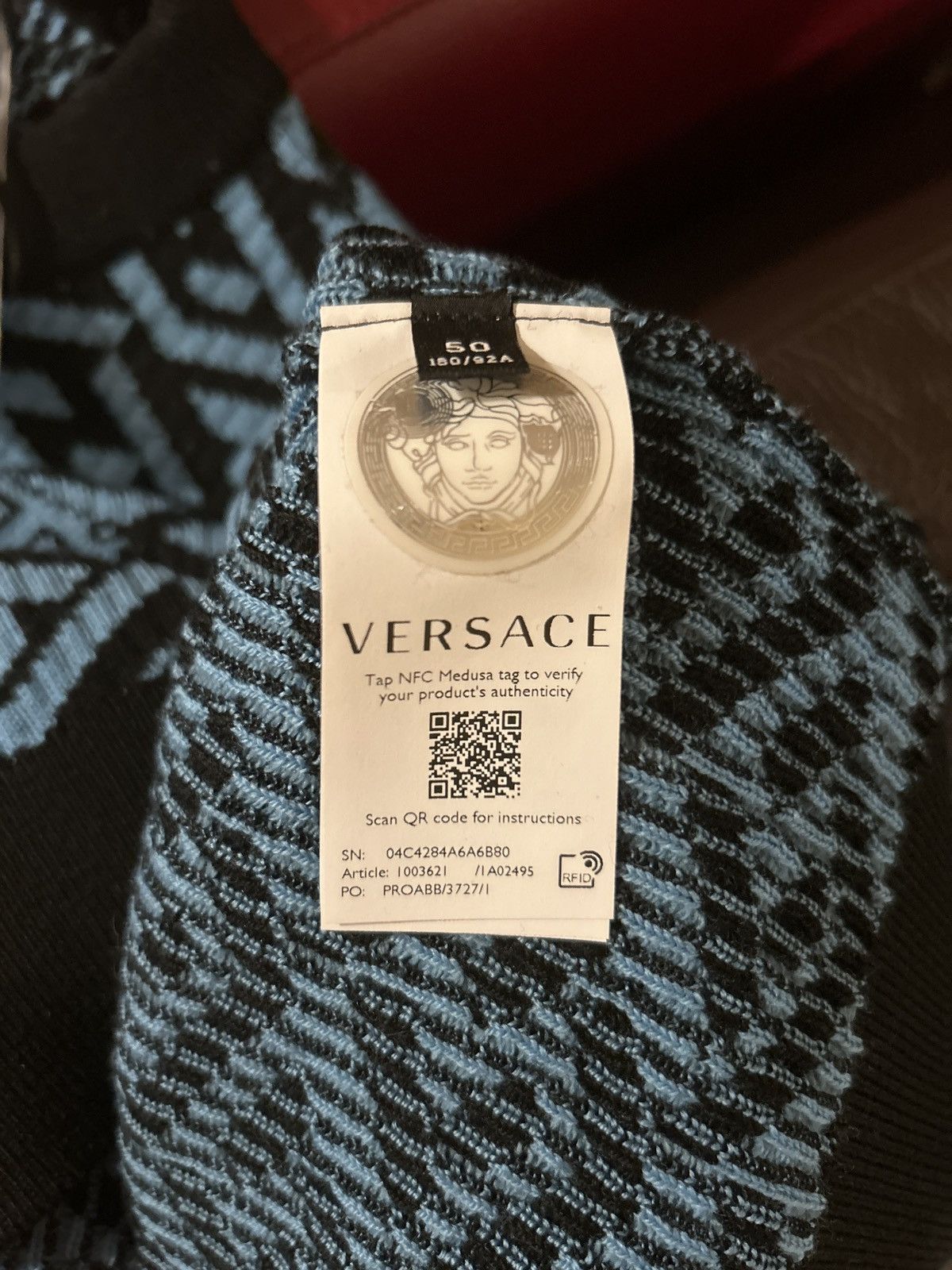 Versace Versace Medusa Monogram Crewneck Size US L / EU 52-54 / 3 - 7 Thumbnail