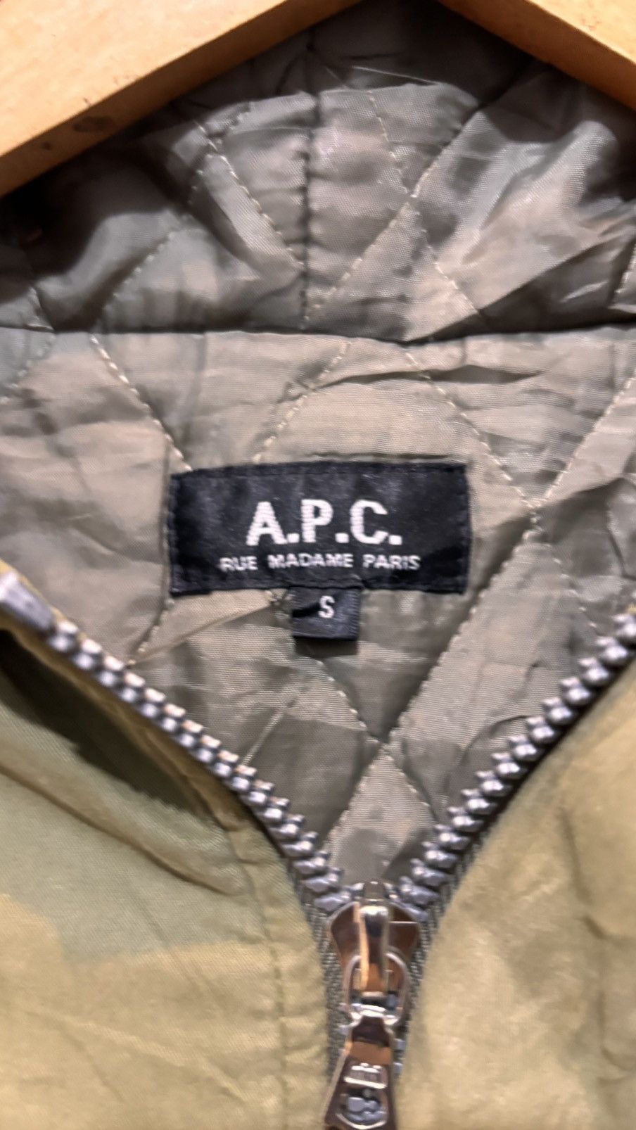 A.P.C. A.P.C Apc coated Jacket With Hooded Parka Size US M / EU 48-50 / 2 - 4 Thumbnail