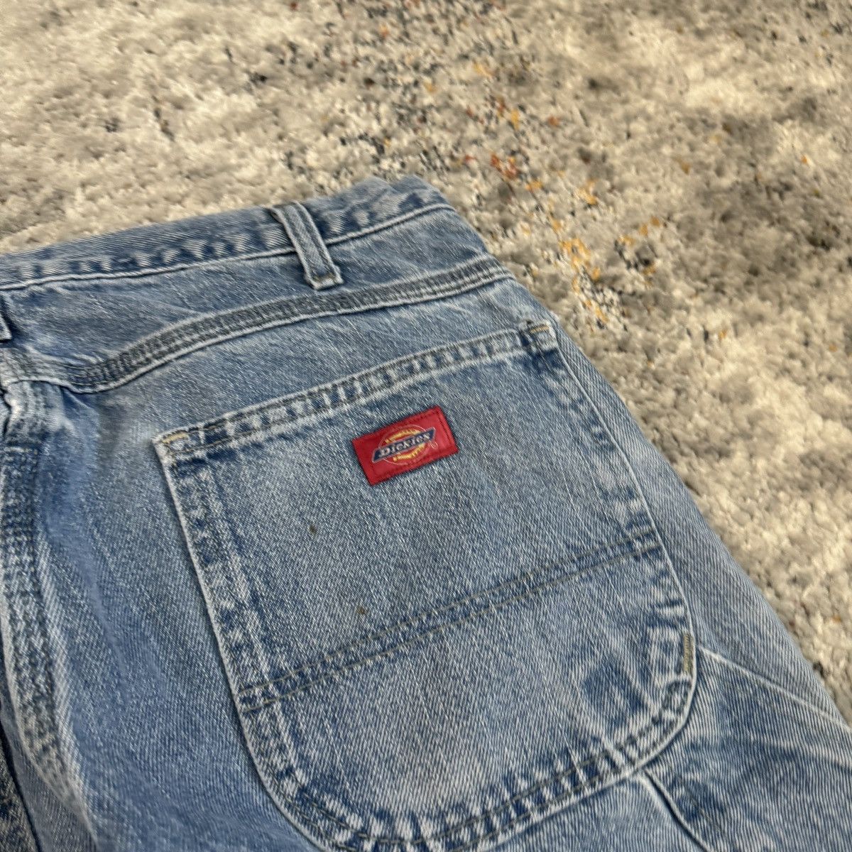 Dickies × StraightFaded × Vintage Vintage 90s Dickies light wash wide leg carpenter jeans Size US 32 / EU 48 - 3 Thumbnail