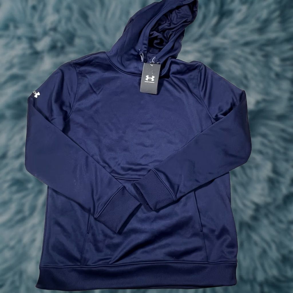 Under Armour Under Armour Storm Fleece Hoodie Navy Blue M Womens Pullover Hoodie Medium Navy Blue 65.00 Size M / US 6-8 / IT 42-44 - 1 Thumbnail