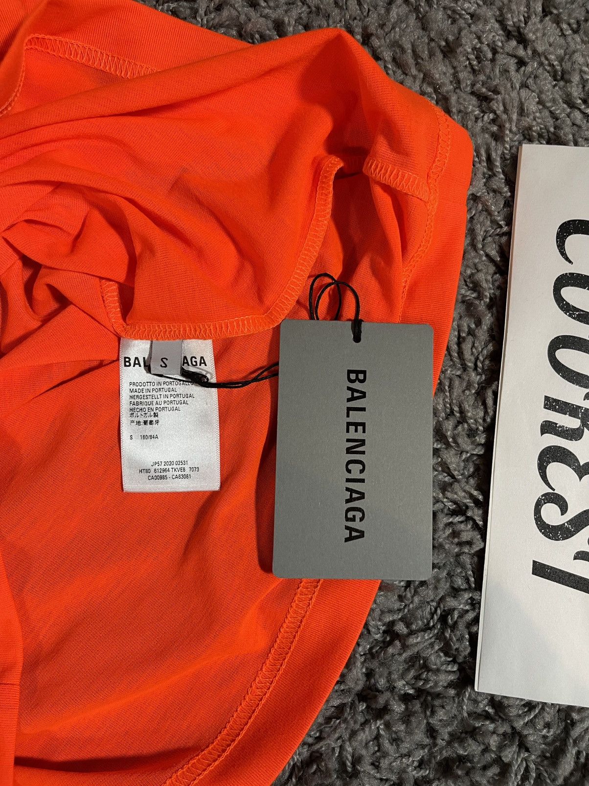 Balenciaga Balenciaga Political Campaign Logo Small Fit T-shirt Orange Size S / US 4 / IT 40 - 6 Thumbnail