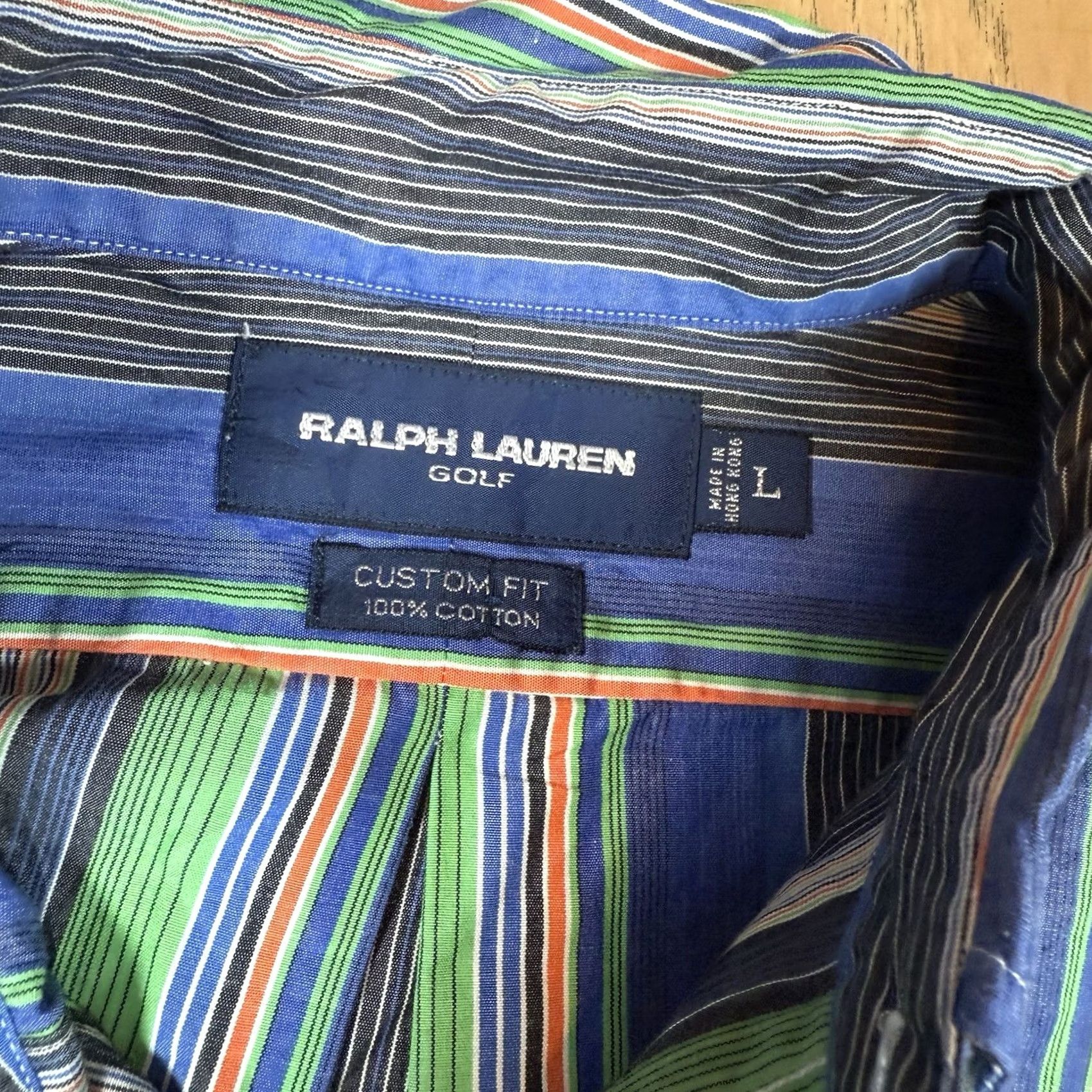 Polo Ralph Lauren VTG Polo Ralph Lauren Golf Button-Up Shirt Mens Large Multicolor Stripe Long Sleeve L Shirt Mens Mens Shirts Size US L / EU 52-54 / 3 - 4 Thumbnail