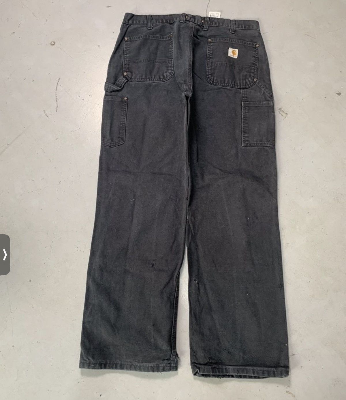 Carhartt Vintage carhartt b01 blk double knee denim Size US 36 / EU 52 - 2 Thumbnail