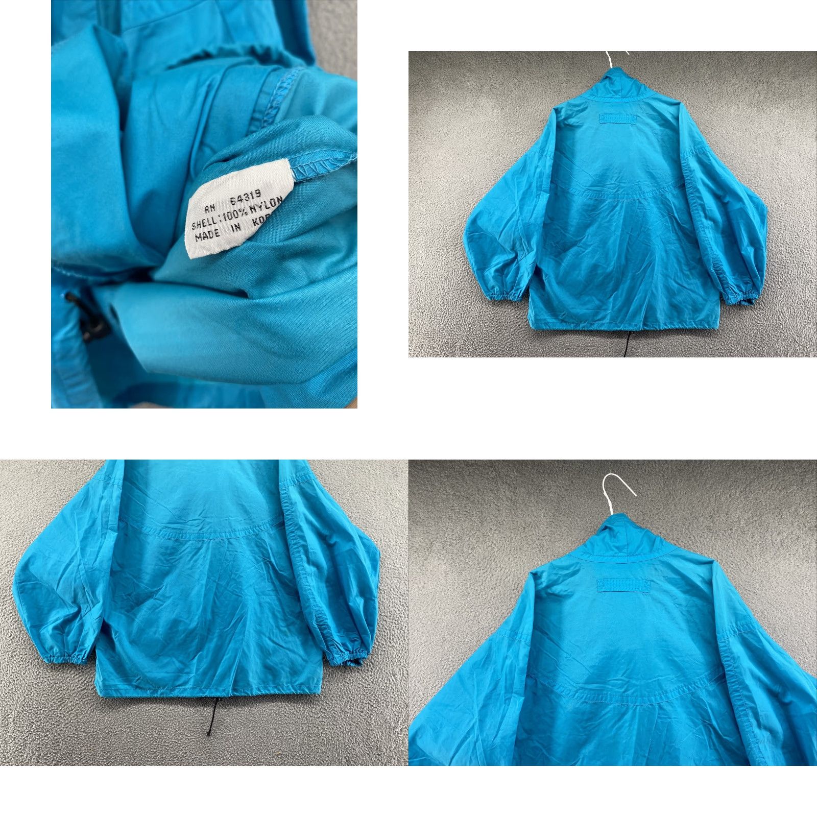 Vintage Vintage Peter J Windbreaker Surf Beach Blue Pullover Jacket Men’s SZ S Beach 90s 80s Geometric Nylon Zip Pockets Size US S / EU 44-46 / 1 - 8 Thumbnail